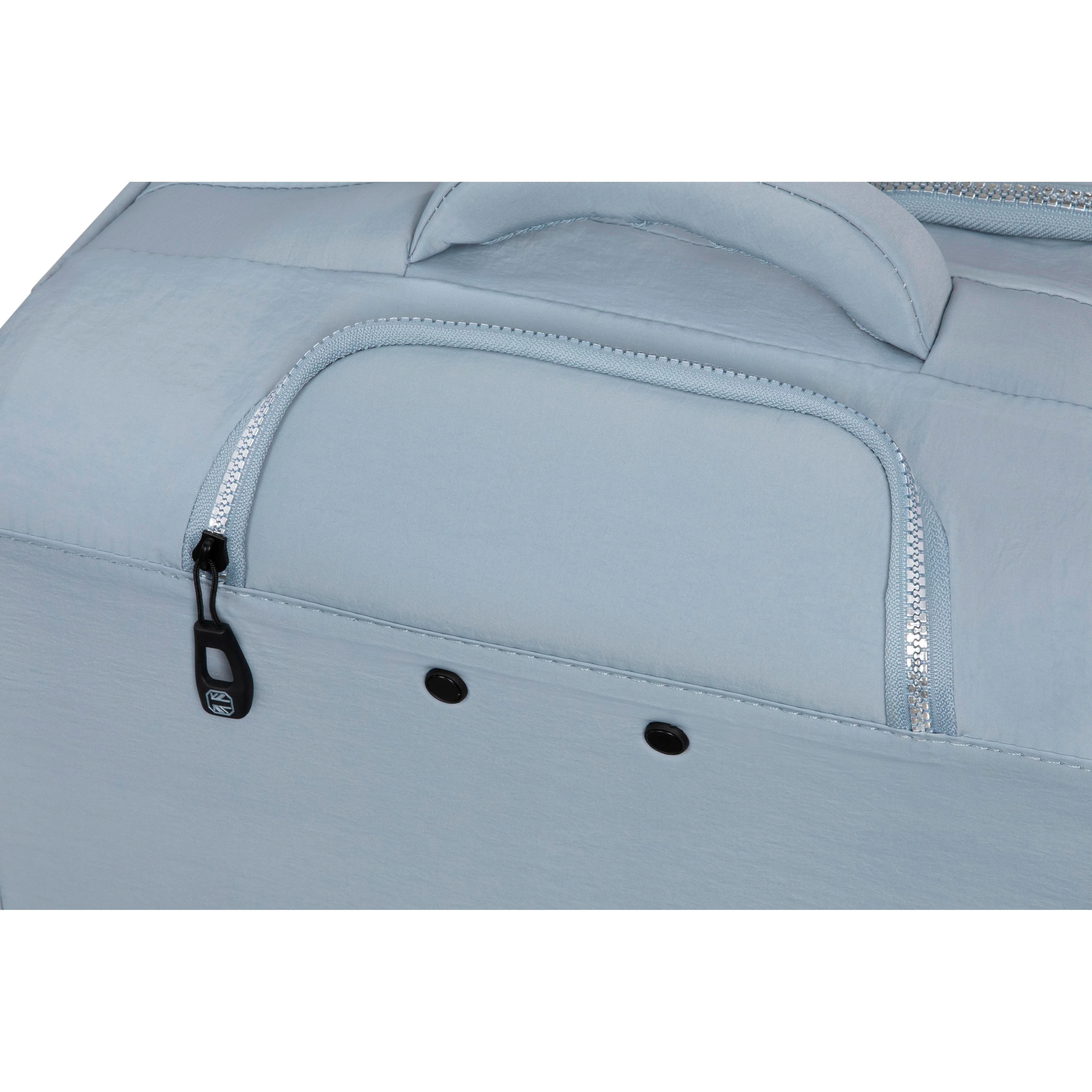 BRITBAG Ashdon 22" Softside Carry-On 8 Wheel Spinner (Light Blue) - Image 5