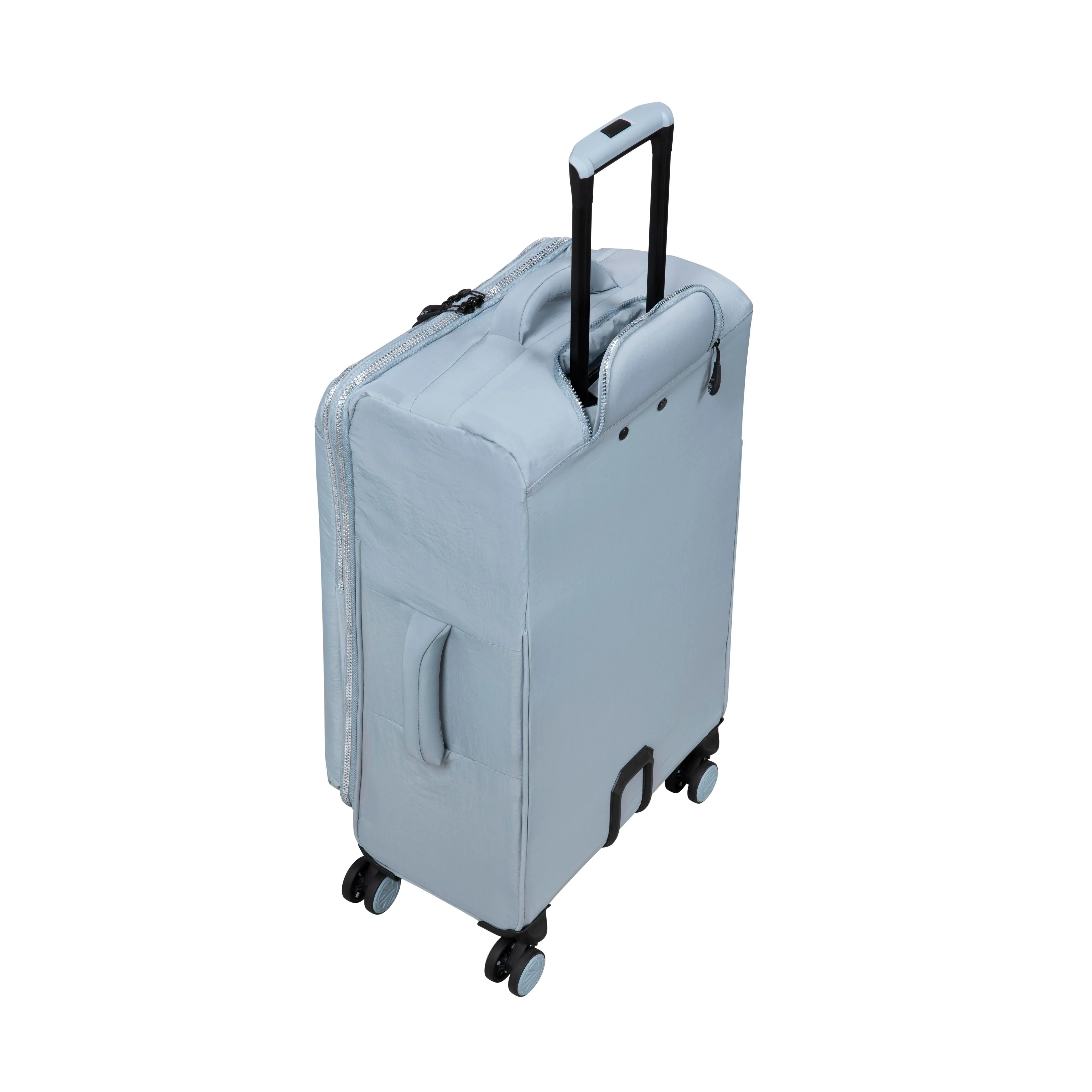 BRITBAG Ashdon 28" Softside Checked 8 Wheel Spinner (Light Blue) - Image 3