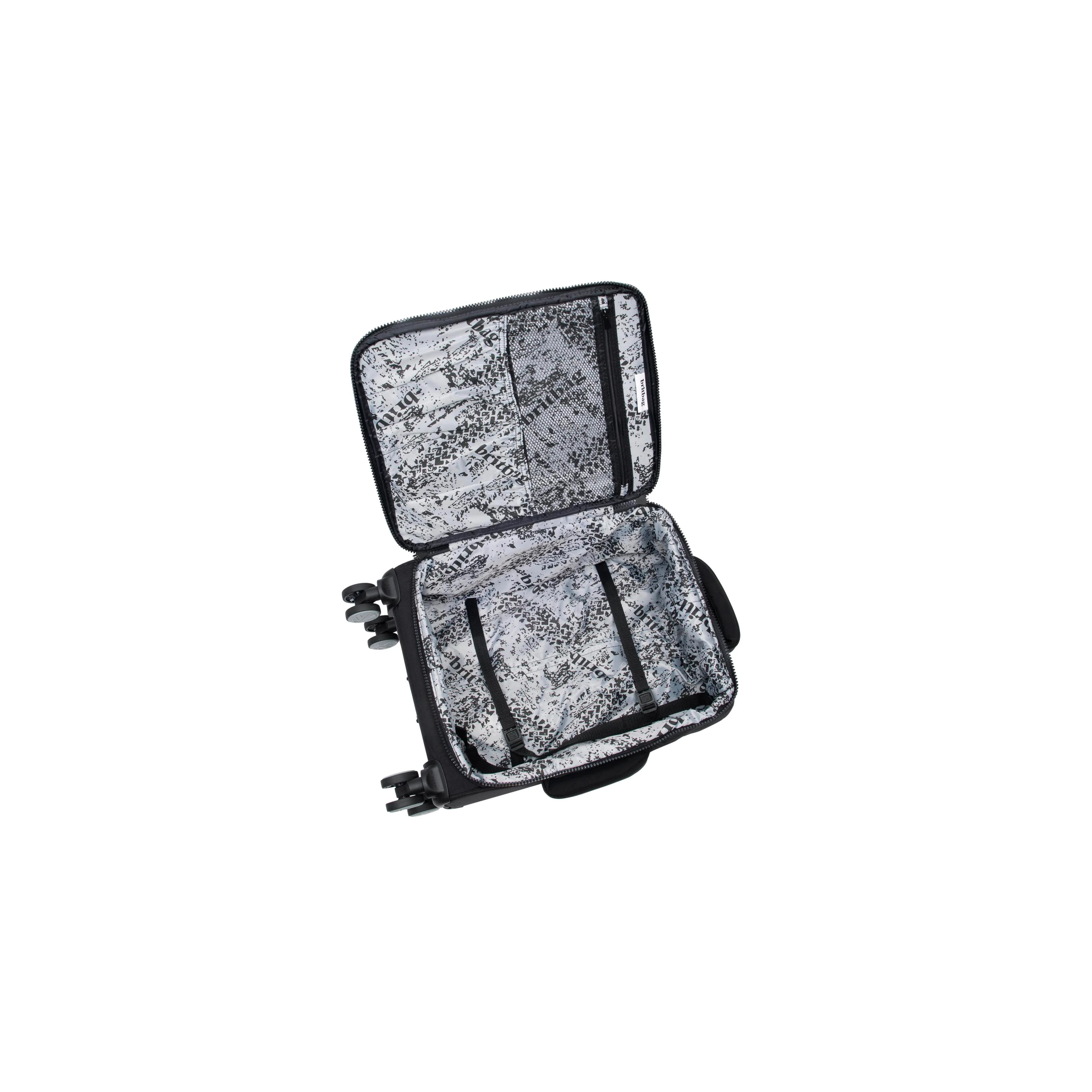 BRITBAG Ashdon 3 Piece Softside 8 Wheel Spinner Set (Black) - Image 15