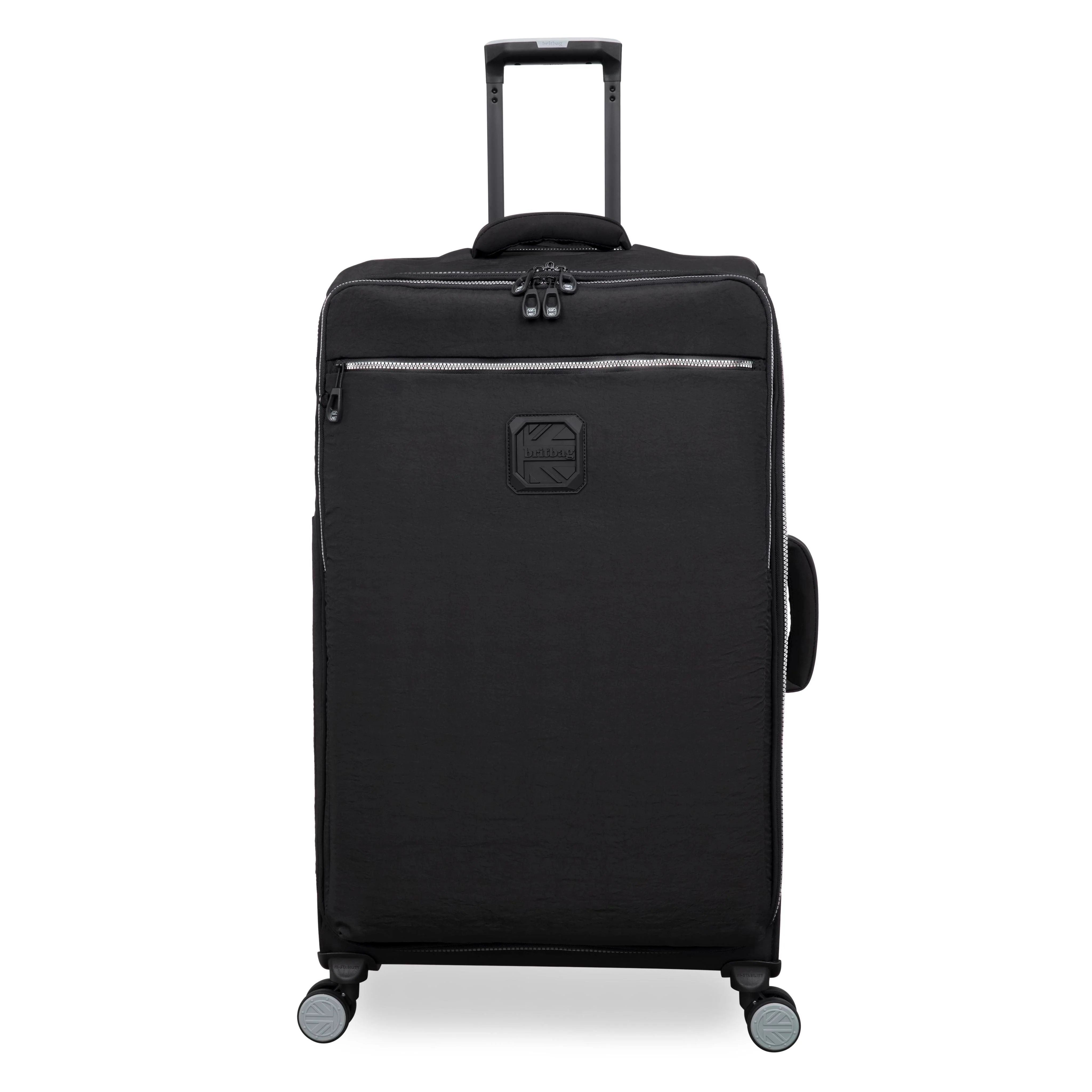 BRITBAG Ashdon 3 Piece Softside 8 Wheel Spinner Set (Black) - Image 7