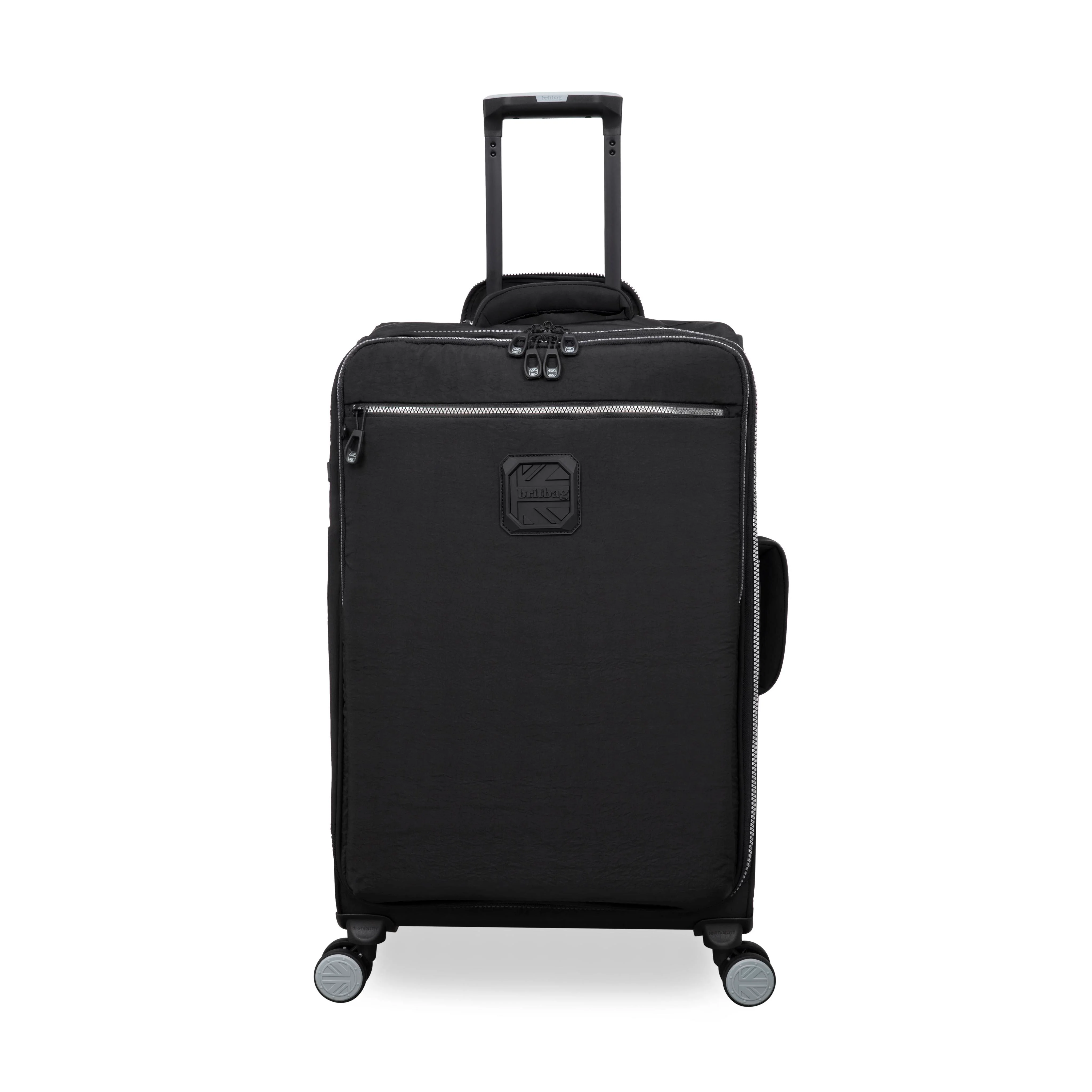 BRITBAG Ashdon 3 Piece Softside 8 Wheel Spinner Set (Black) - Image 8
