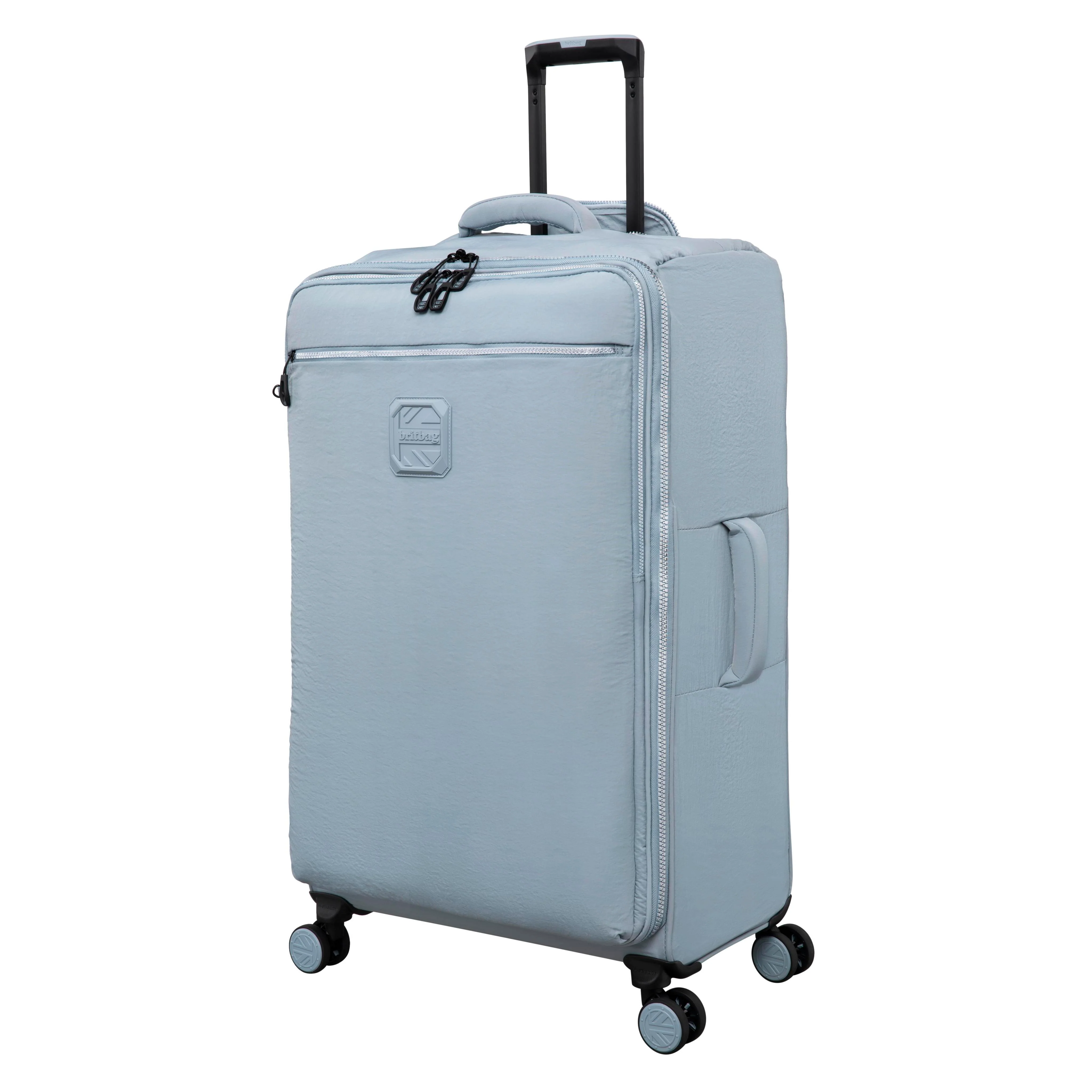 BRITBAG Ashdon 3 Piece Softside 8 Wheel Spinner Set (Light Blue) - Image 4
