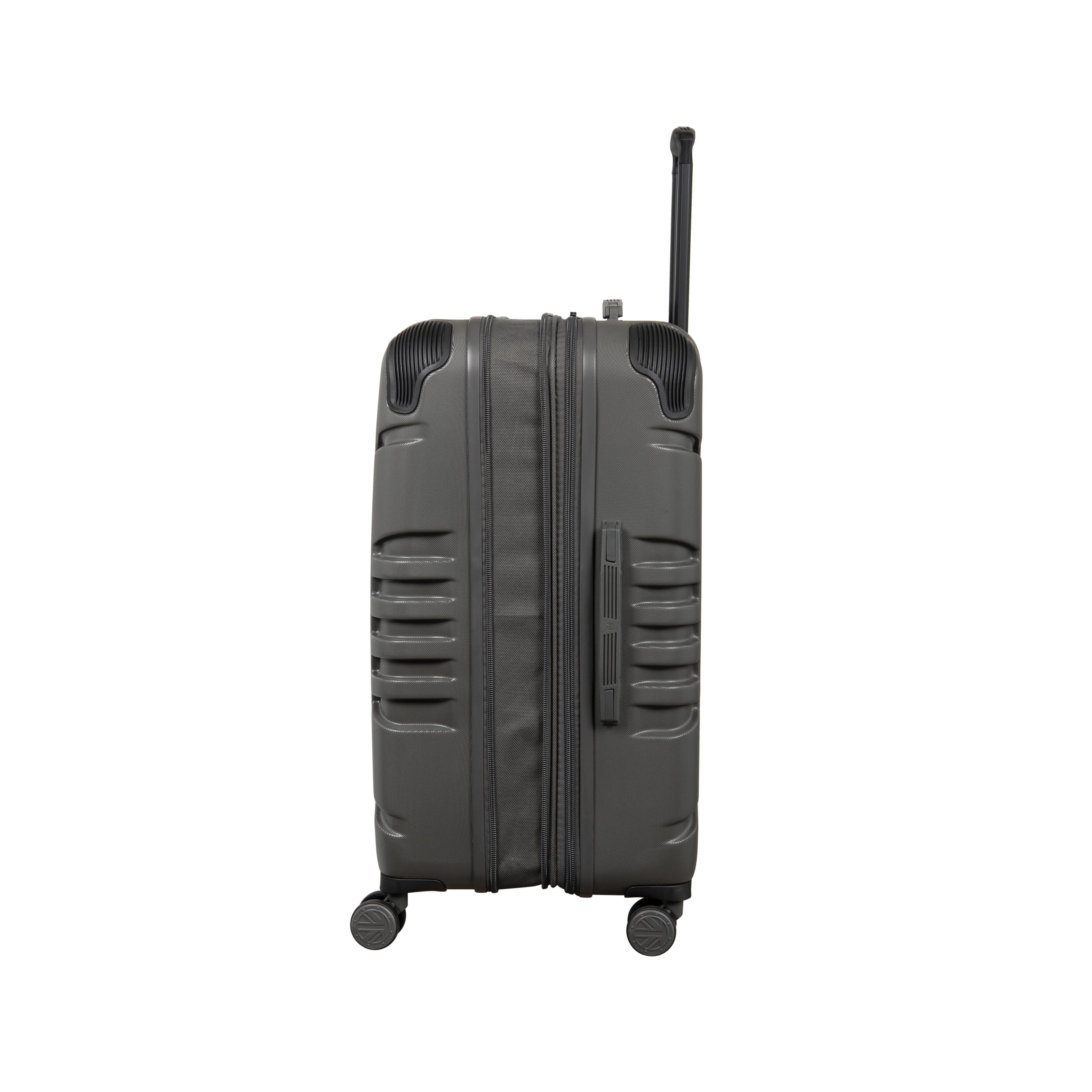 BRITBAG Cherokee II 22" Hardside Carry-On 8 Wheel Expandable Spinner (Dark Grey) - Image 3