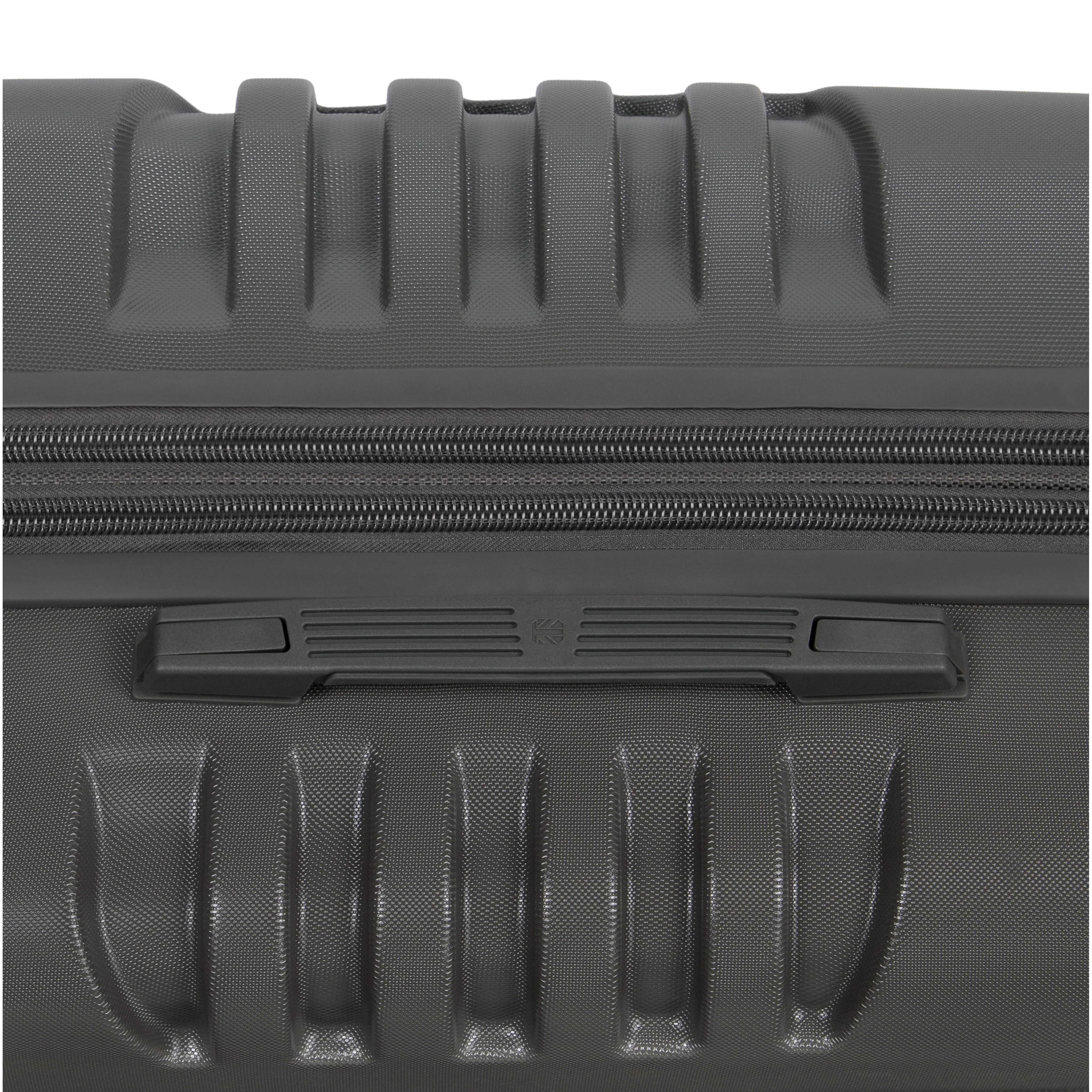 BRITBAG Cherokee II 32" Hardside Checked 8 Wheel Expandable Spinner (Dark Grey) - Image 5
