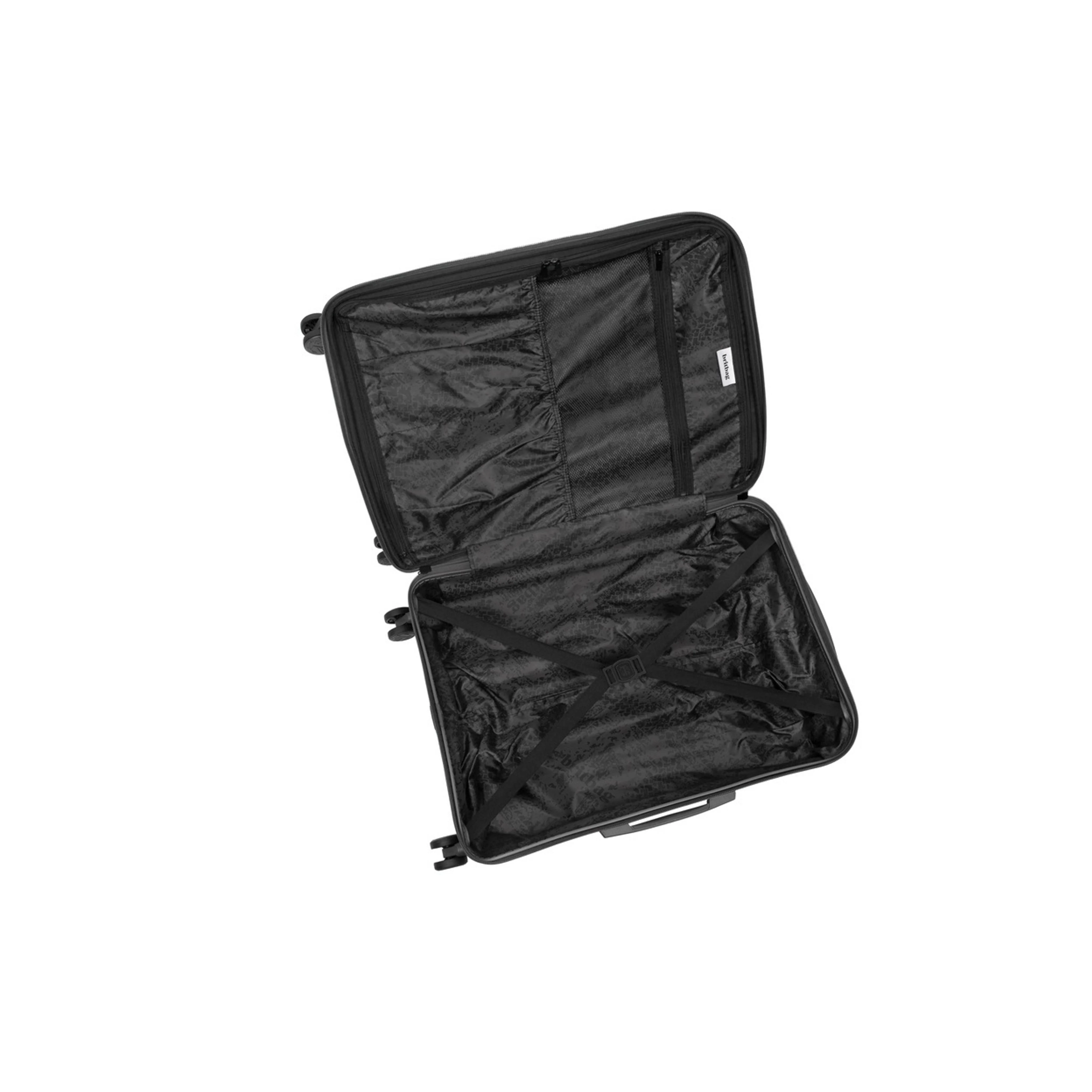 BRITBAG Cherokee II 32" Hardside Checked 8 Wheel Expandable Spinner (Dark Grey) - Image 6