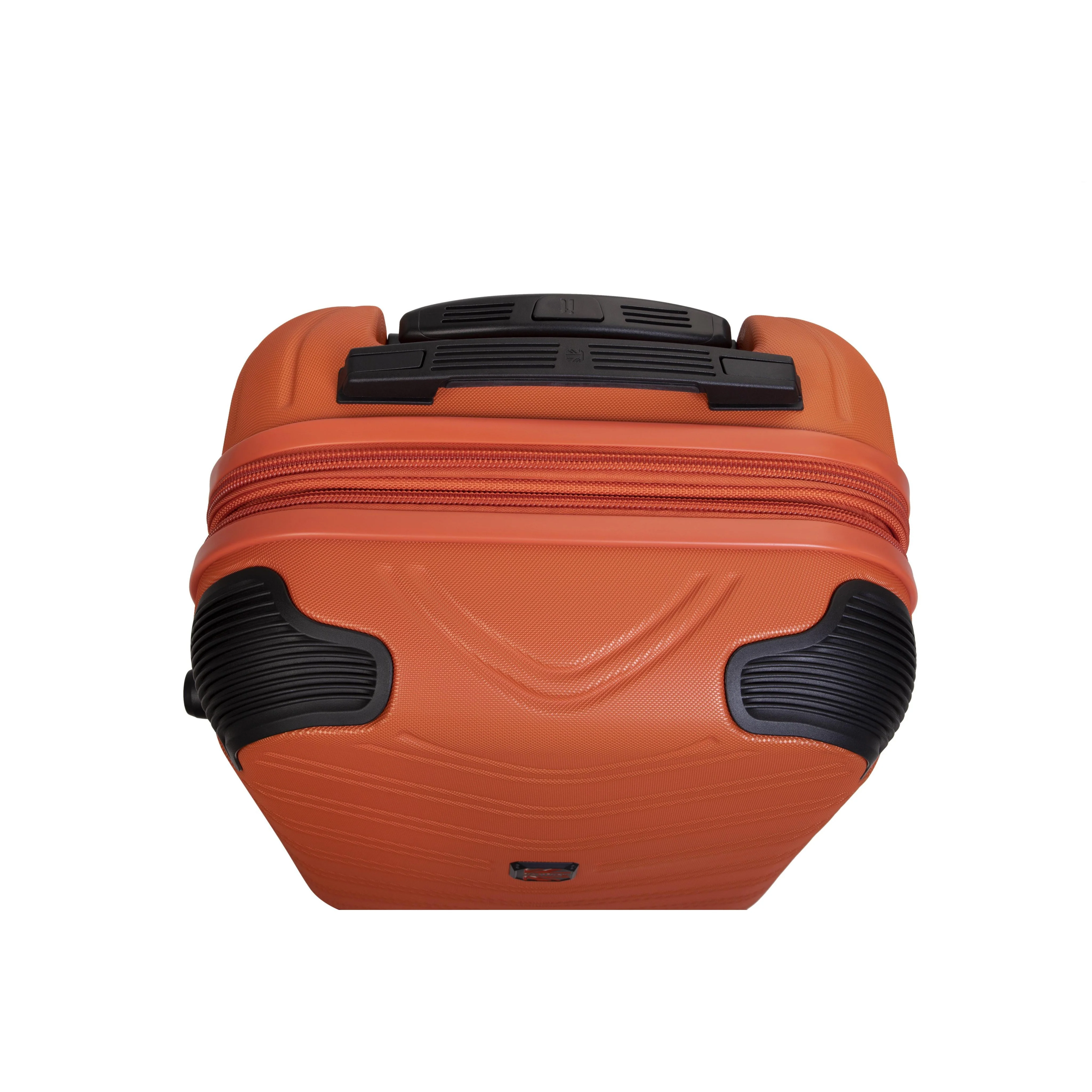 BRITBAG Drayton 28" Hardside Checked 8 Wheel Expandable Spinner (Burnt Orange) - Image 4