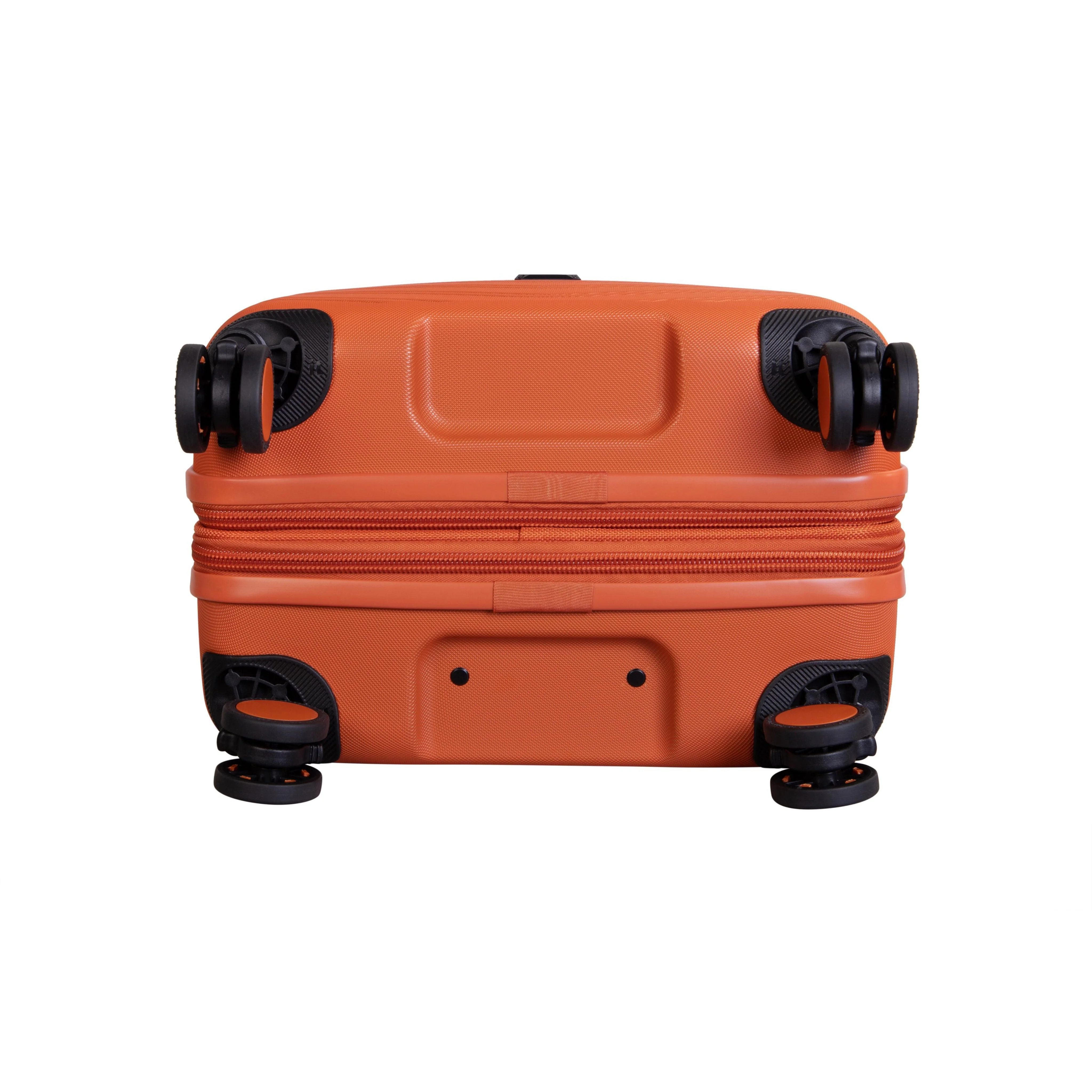 BRITBAG Drayton 28" Hardside Checked 8 Wheel Expandable Spinner (Burnt Orange) - Image 5