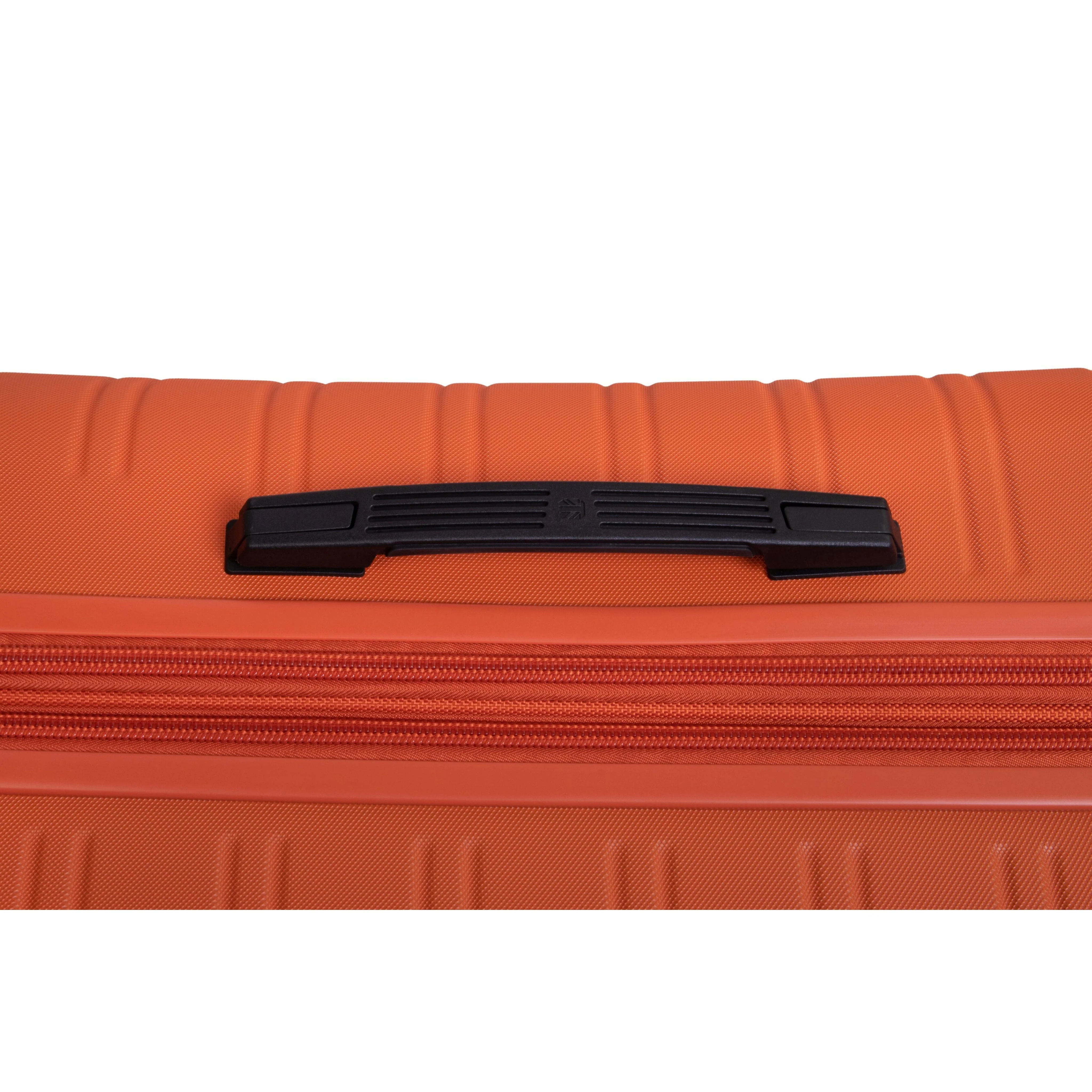 BRITBAG Drayton 28" Hardside Checked 8 Wheel Expandable Spinner (Burnt Orange) - Image 7