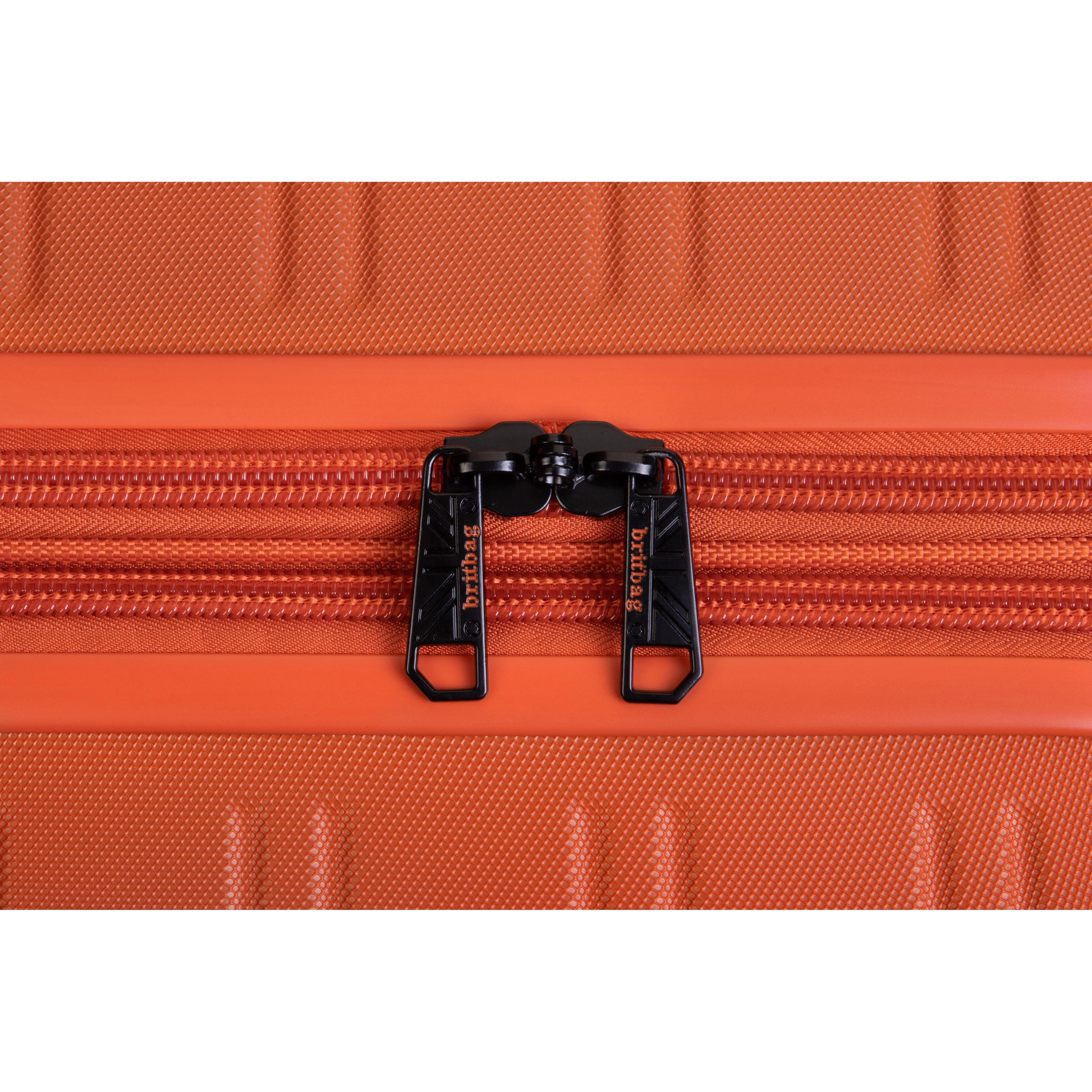 BRITBAG Drayton 28" Hardside Checked 8 Wheel Expandable Spinner (Burnt Orange) - Image 6