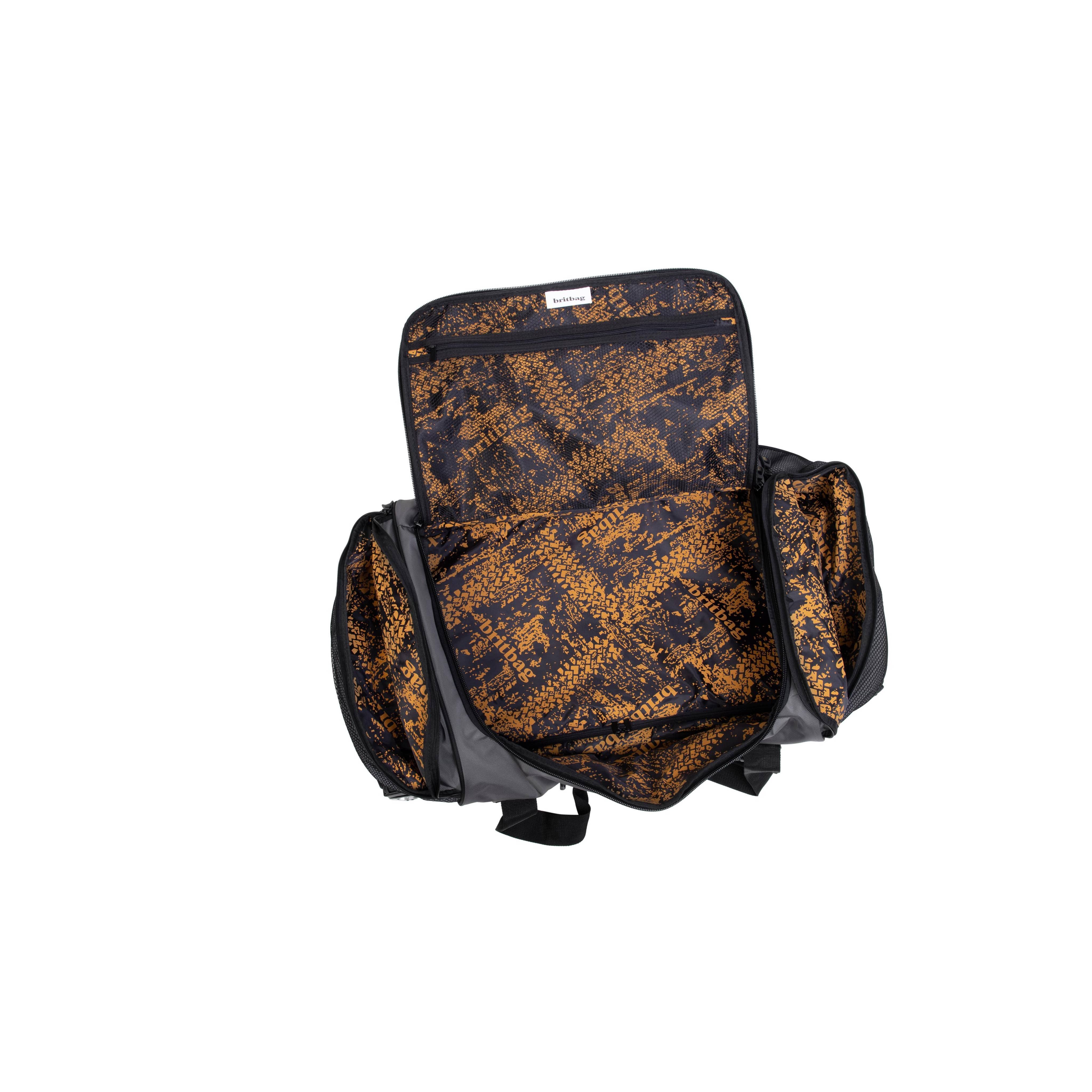 BRITBAG Jakarta Travel Rolling Duffel (Grey / Black) - Image 9