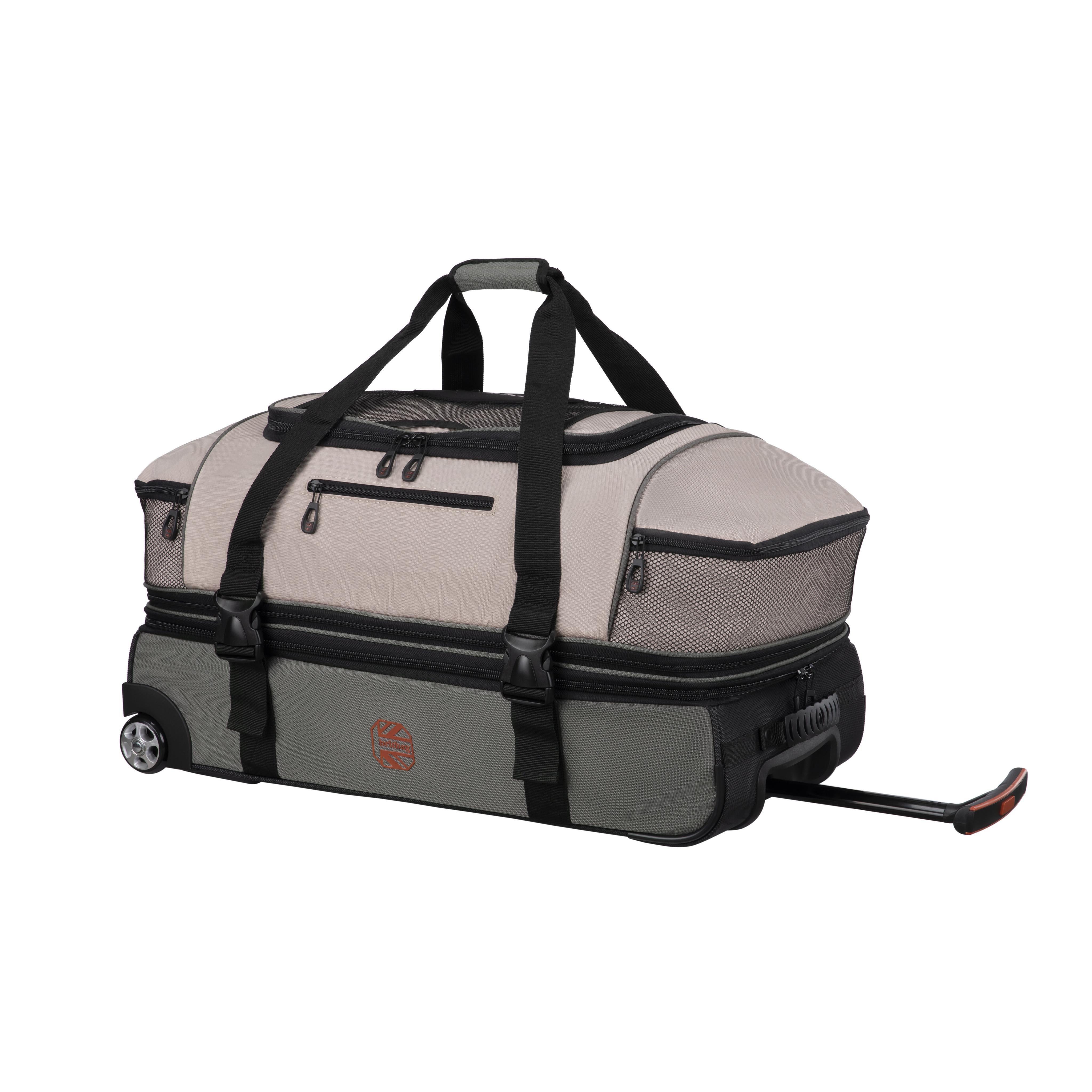 BRITBAG Jakarta Travel Rolling Duffel (Tan / Olive) - Image 5