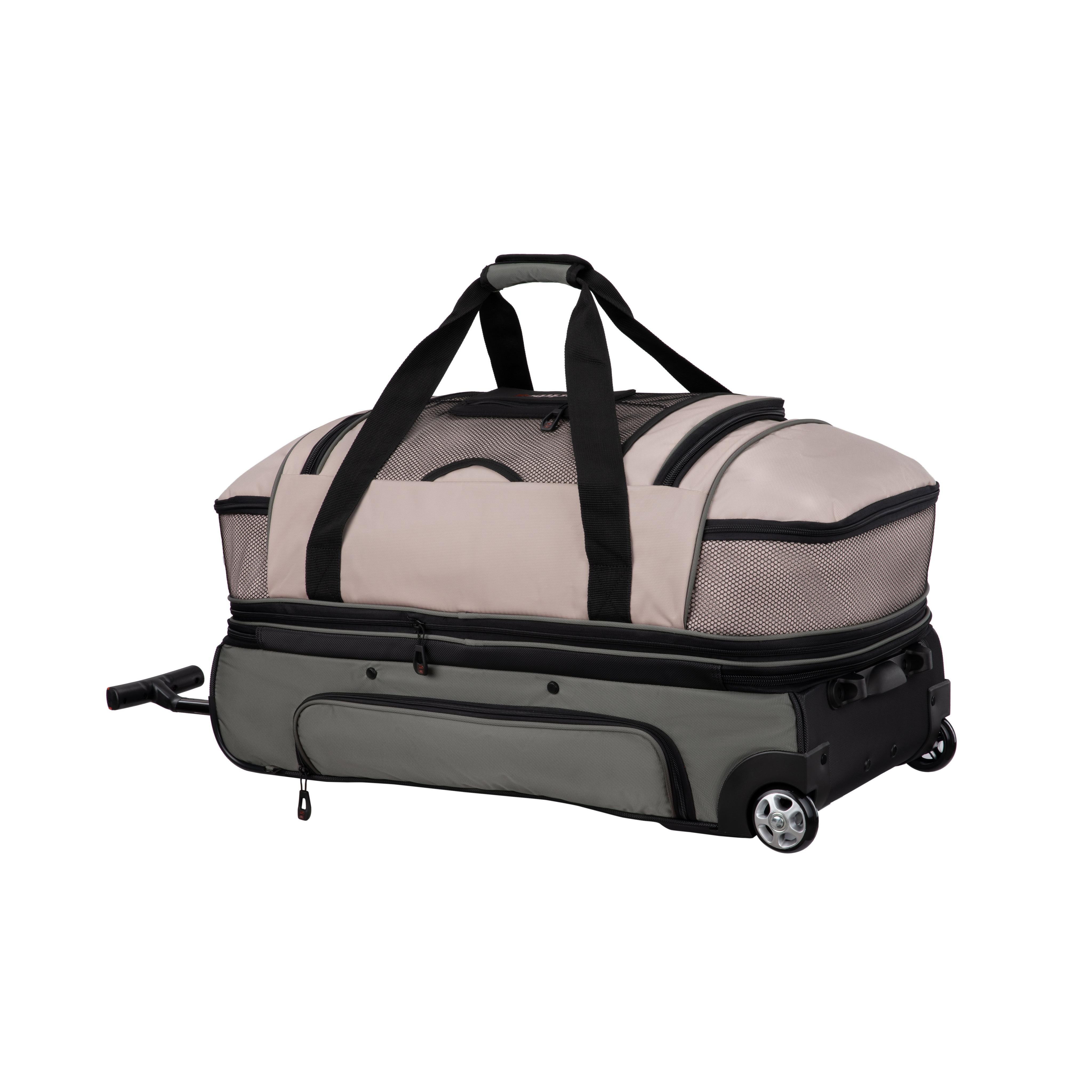 BRITBAG Jakarta Travel Rolling Duffel (Tan / Olive) - Image 7