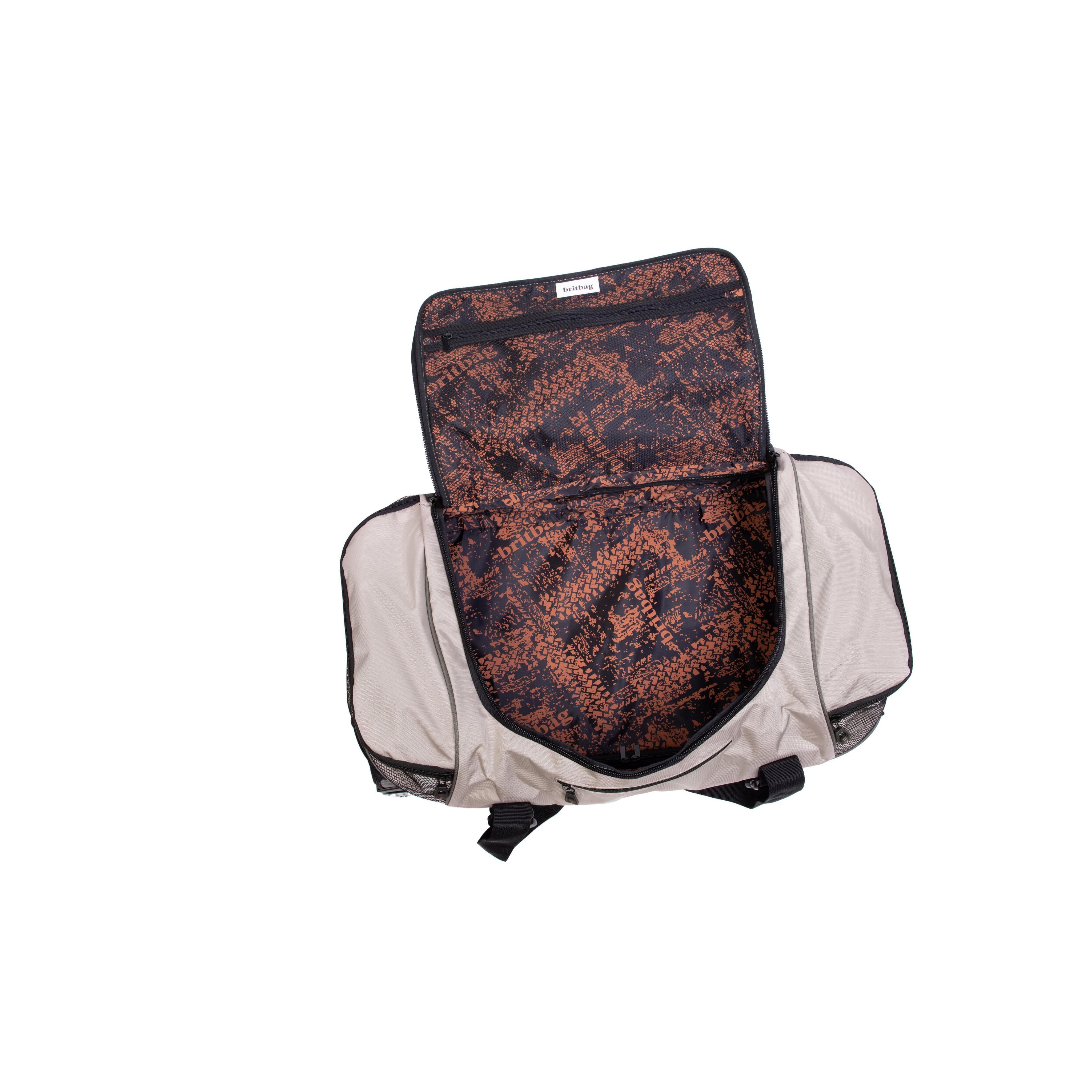 BRITBAG Jakarta Travel Rolling Duffel (Tan / Olive) - Image 8