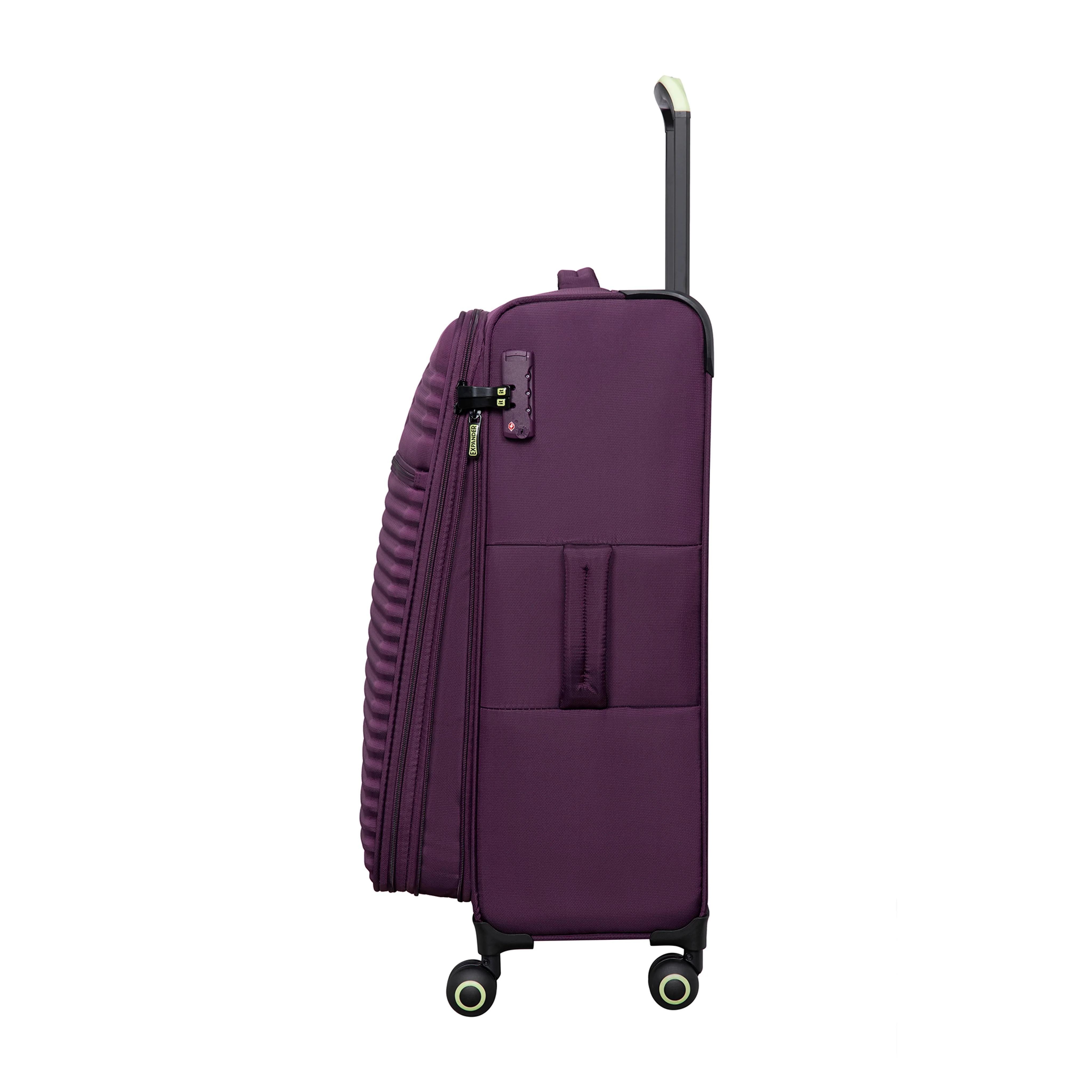Circulator 22" Softside Carry-On 8 Wheel Expandable Spinner (Italian Plum) - Image 5