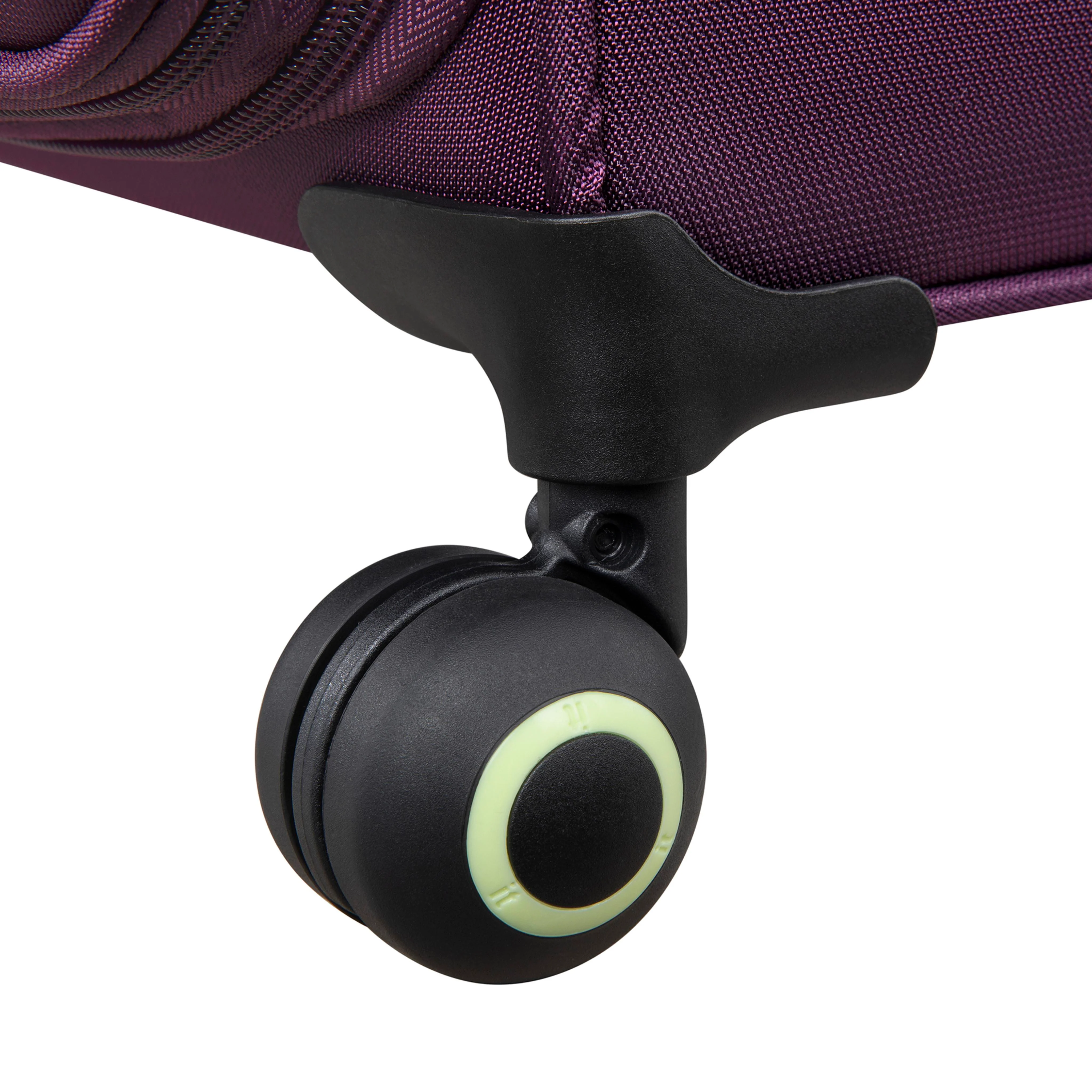 Circulator 22" Softside Carry-On 8 Wheel Expandable Spinner (Italian Plum) - Image 8