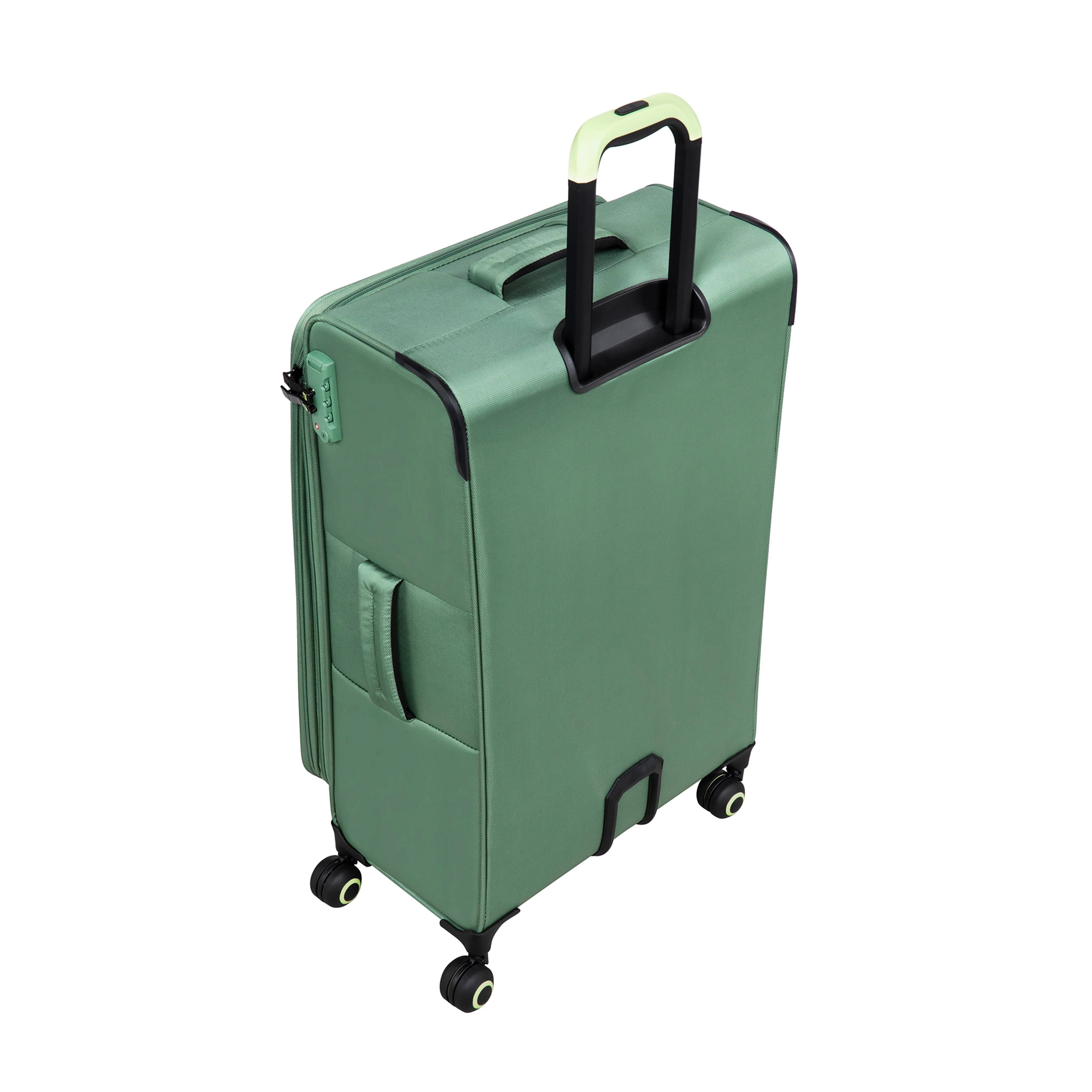 Circulator 28" Softside Checked 8 Wheel Expandable Spinner (Hedge Green) - Image 3