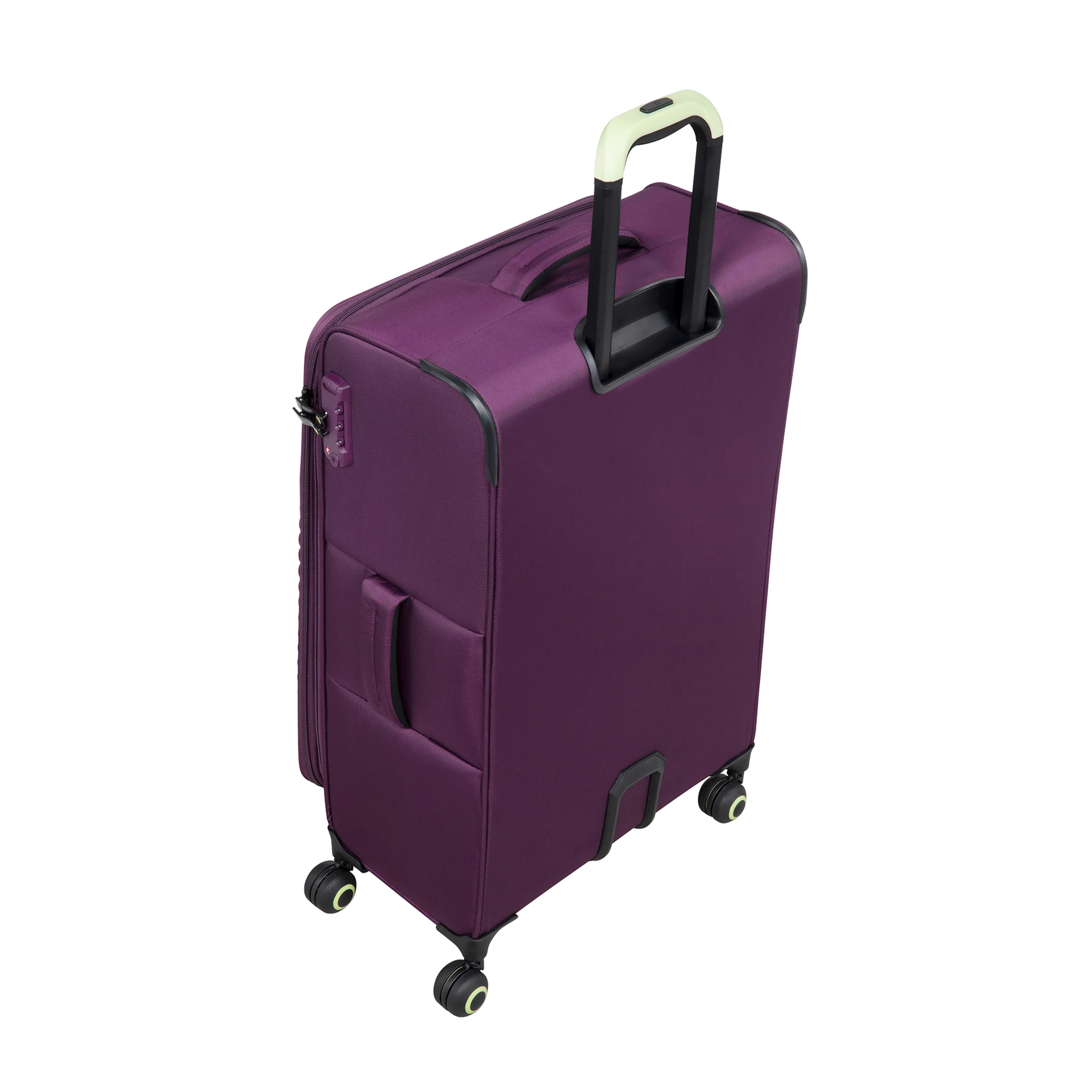 Circulator 28" Softside Checked 8 Wheel Expandable Spinner (Italian Plum) - Image 3