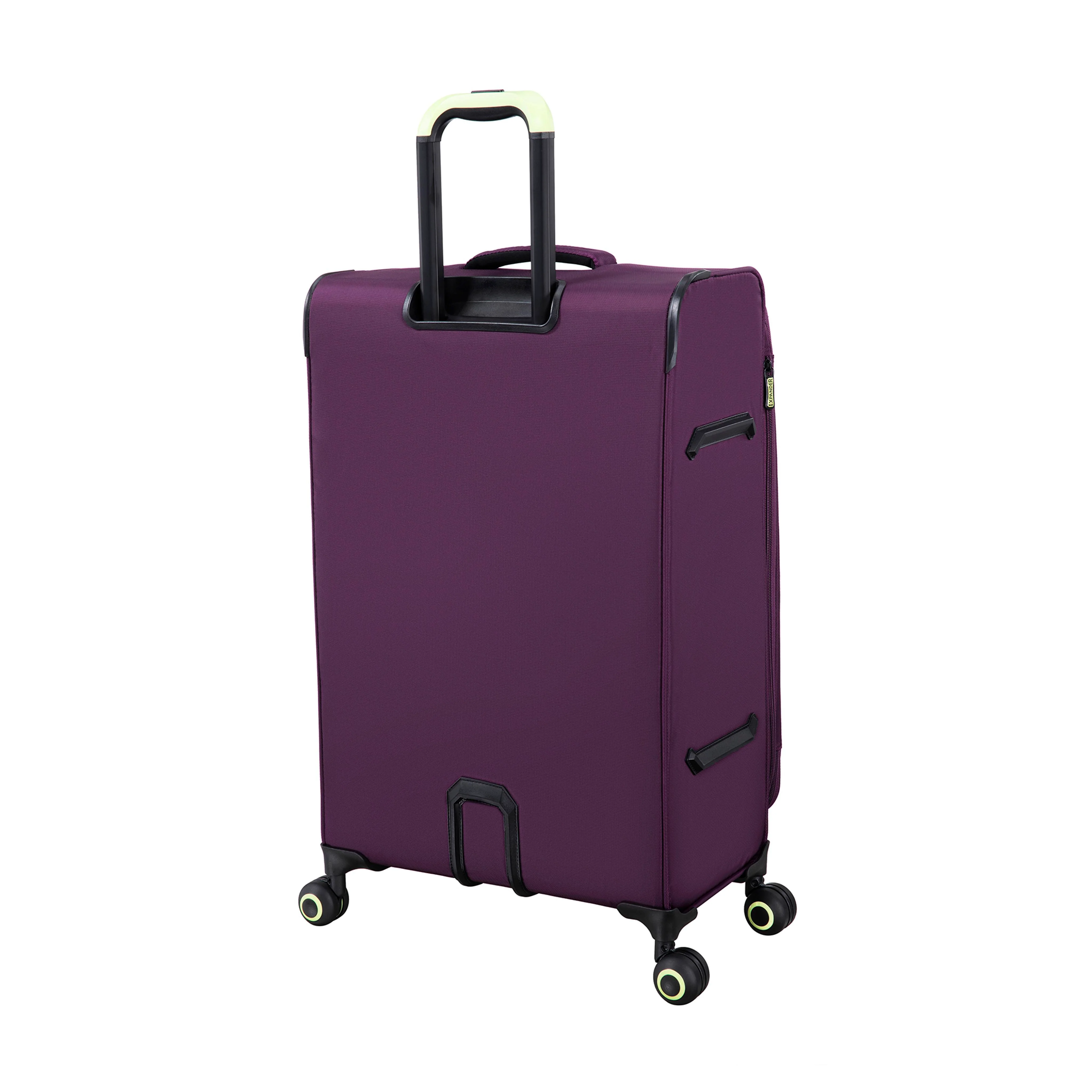 Circulator 28" Softside Checked 8 Wheel Expandable Spinner (Italian Plum) - Image 4