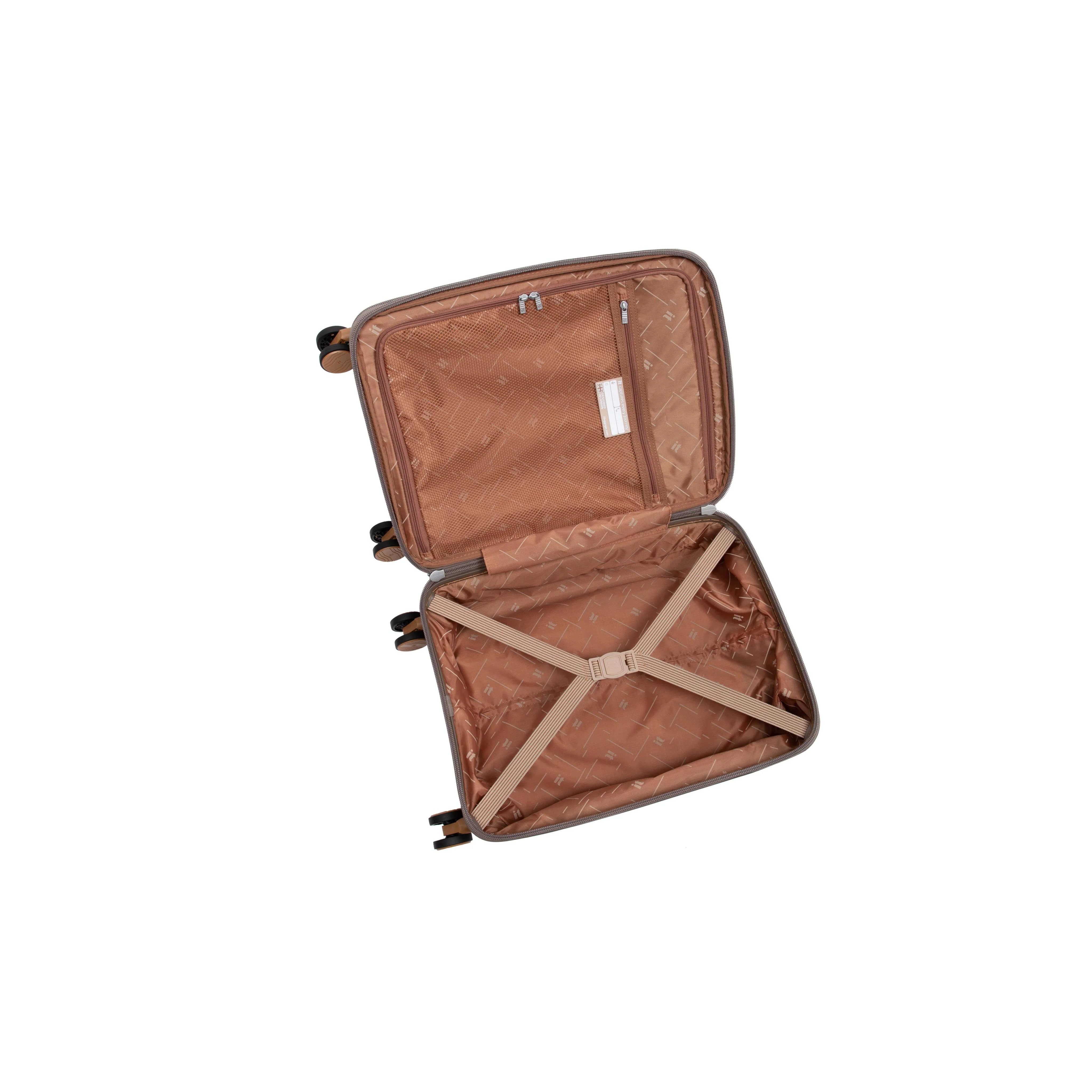Continuous 22" Hardside Carry-On 8 Wheel Expandable Spinner (Coffee Quartz) - Image 7