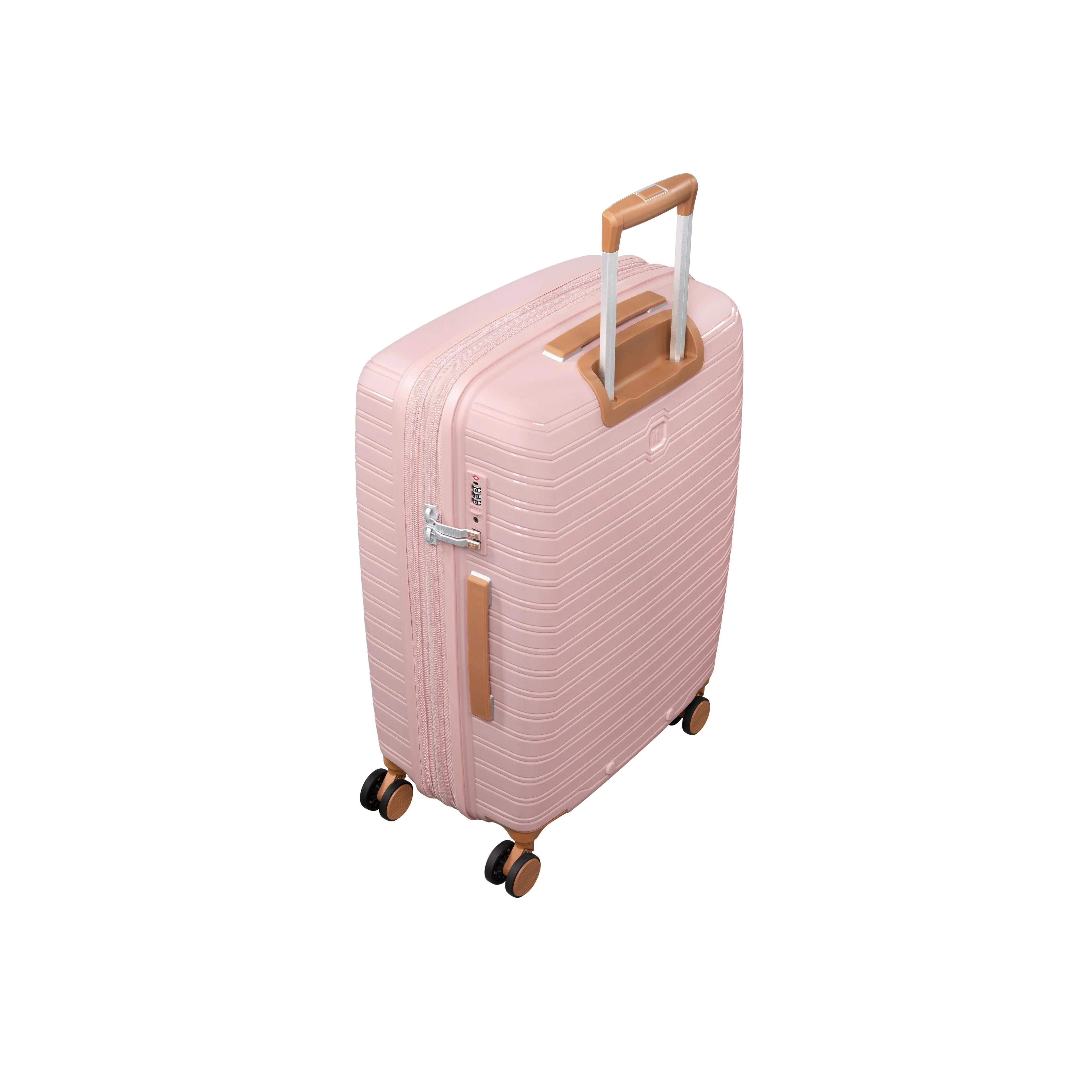 Continuous 22" Hardside Carry-On 8 Wheel Expandable Spinner (Peach Whip) - Image 4