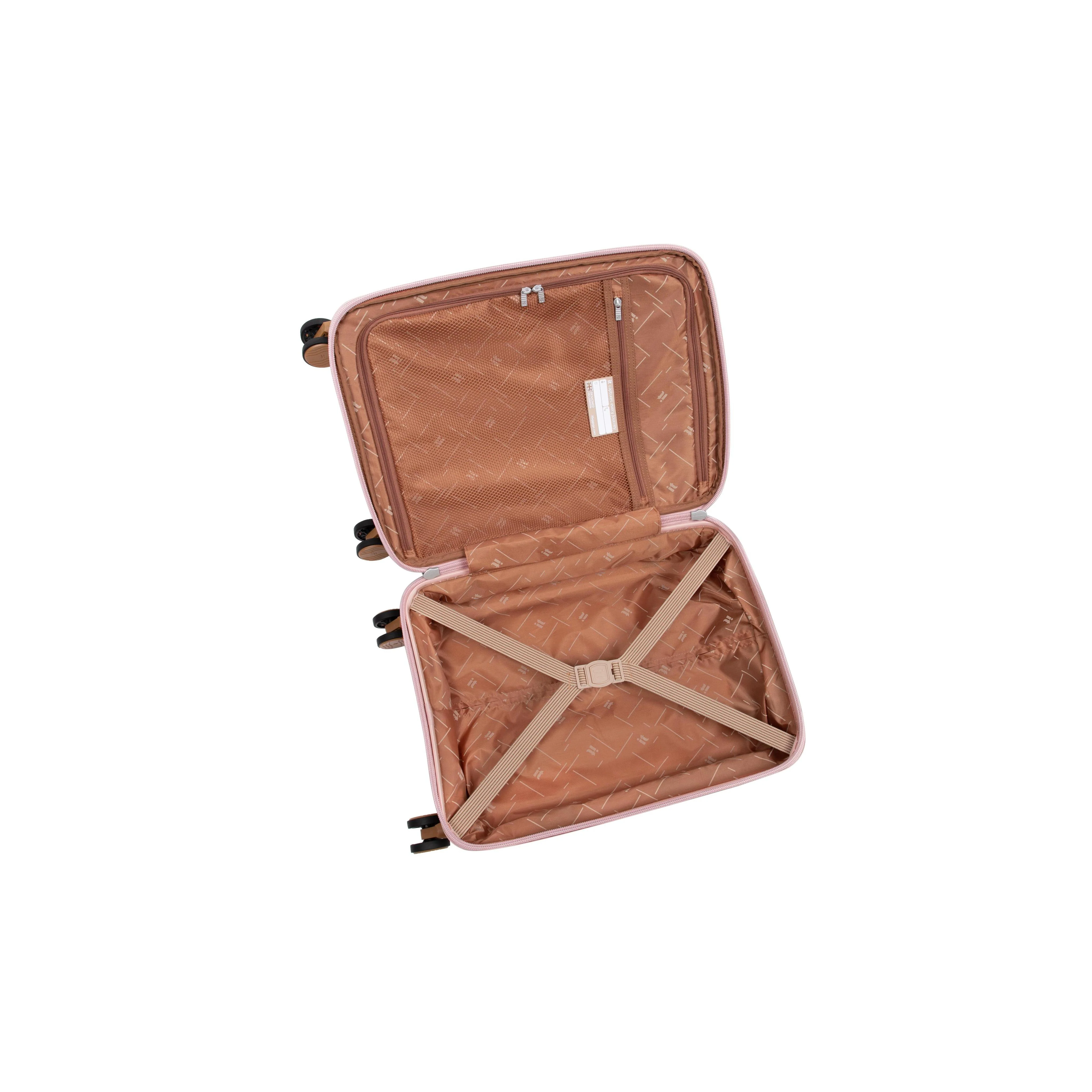 Continuous 22" Hardside Carry-On 8 Wheel Expandable Spinner (Peach Whip) - Image 7