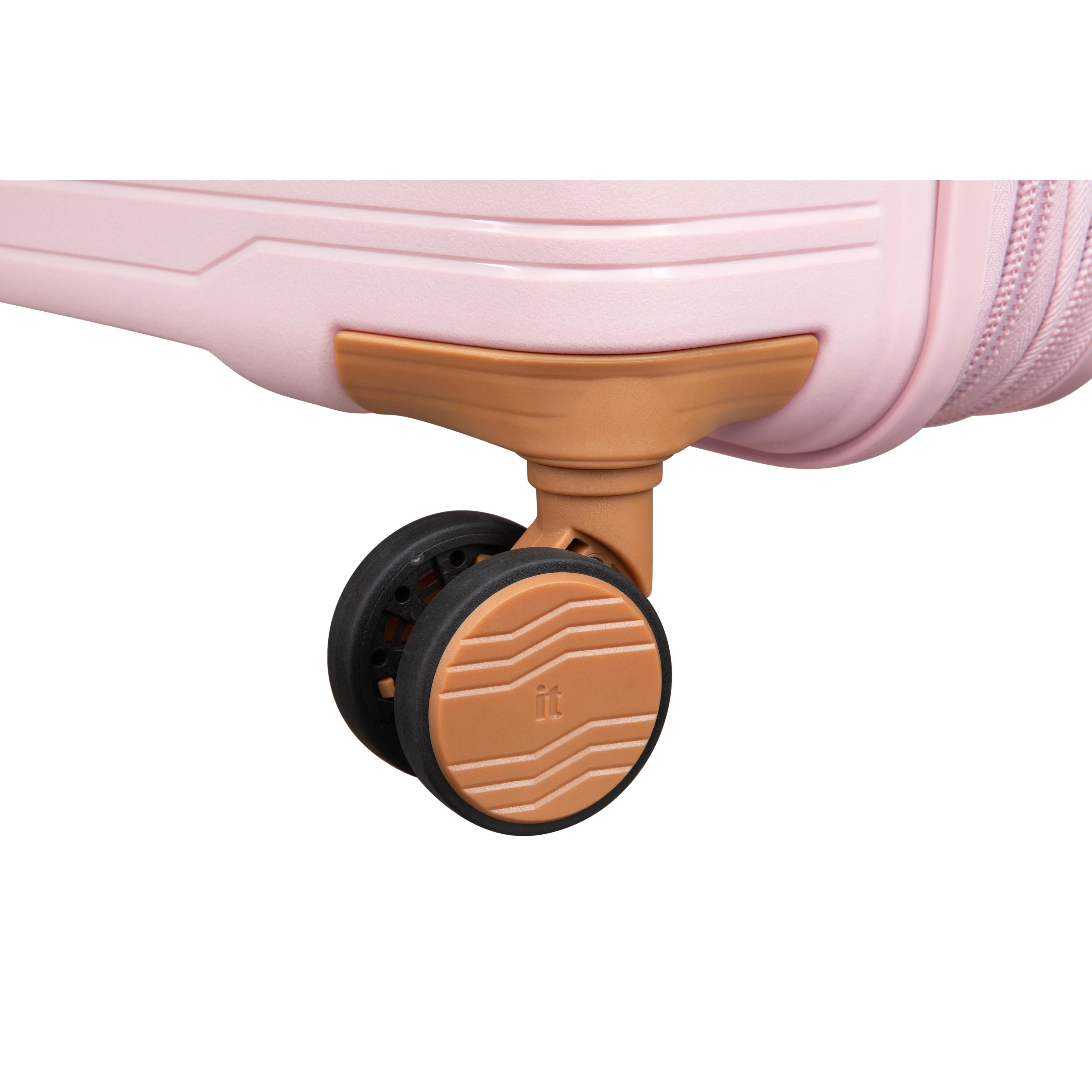 Continuous 22" Hardside Carry-On 8 Wheel Expandable Spinner (Peach Whip) - Image 8