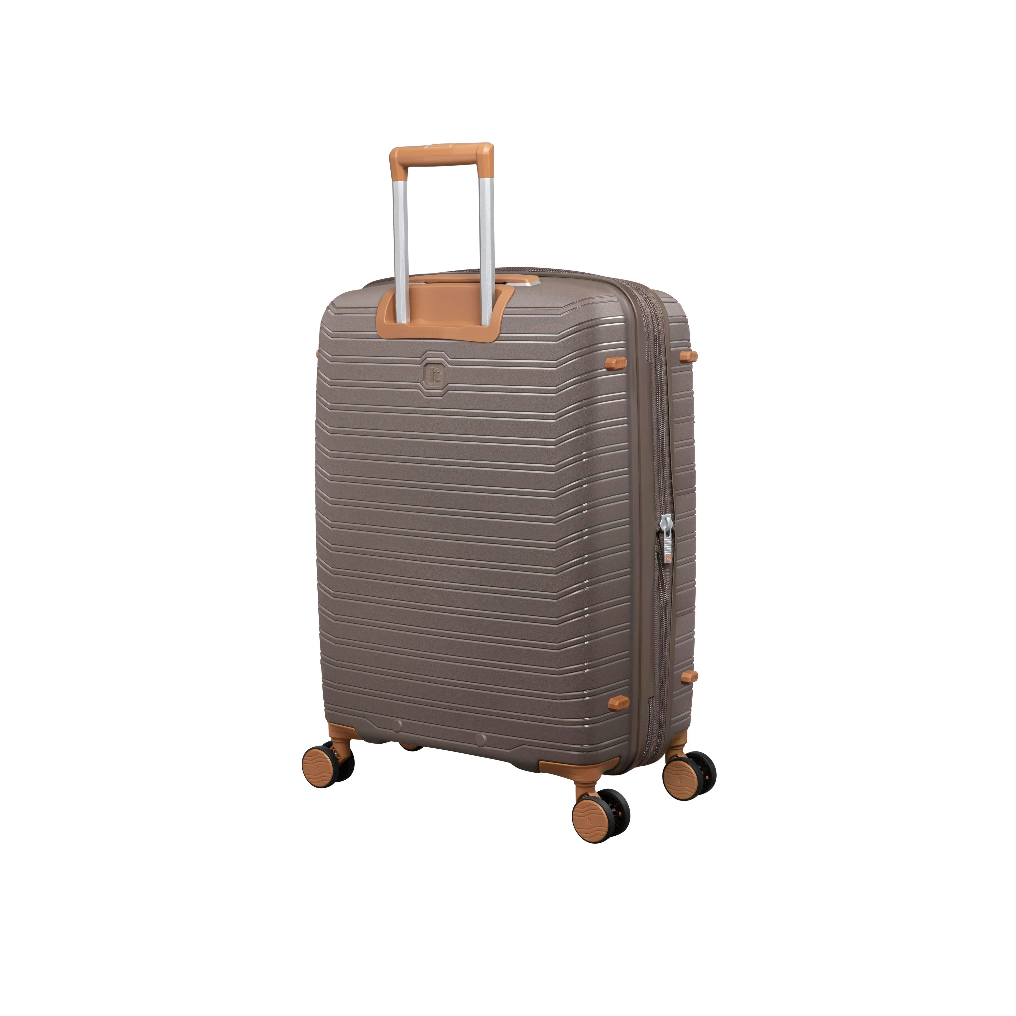 Continuous 4 Piece Hardside Expandable 8 Wheel Spinner Luggage Set (Coffee Quartz) - Image 13