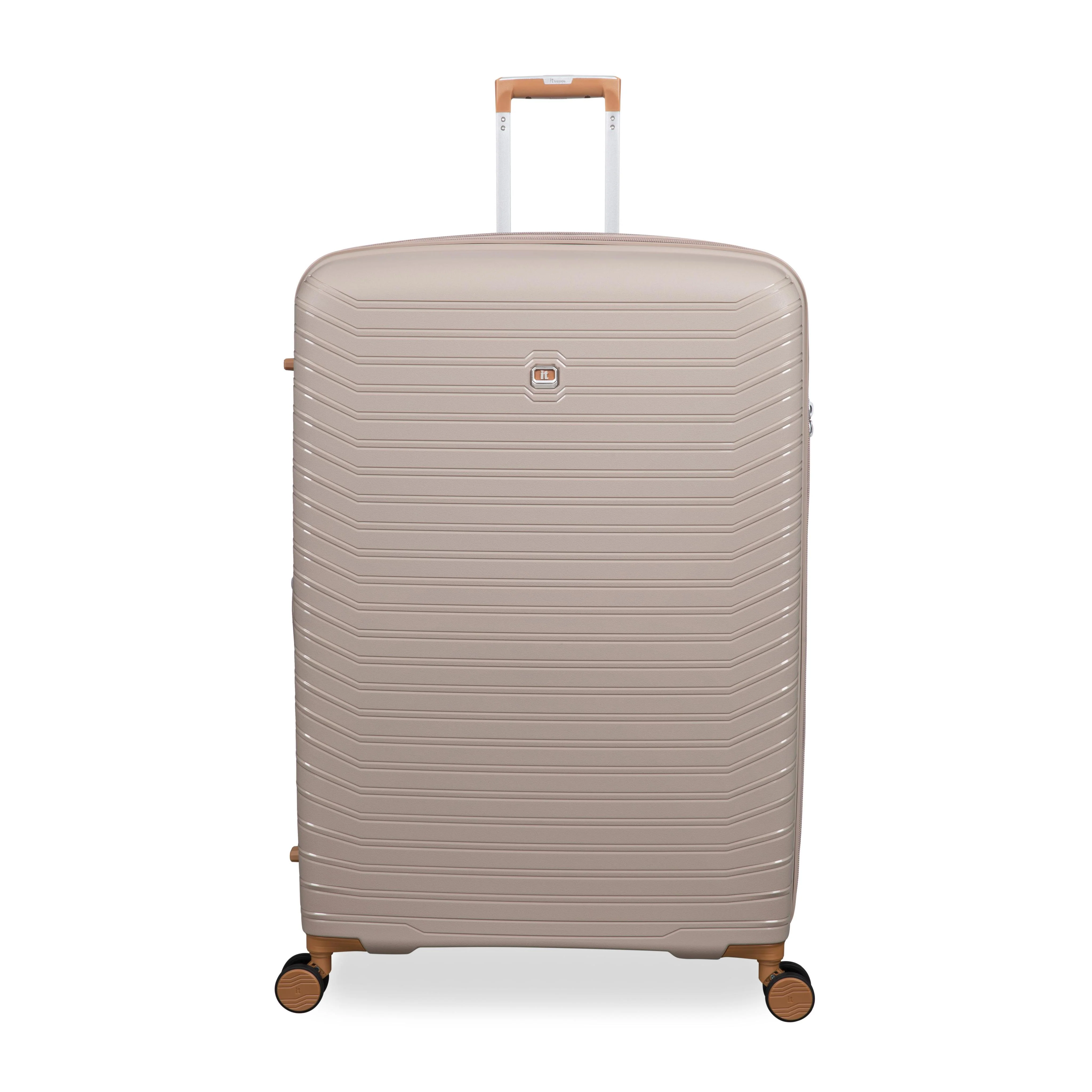 Continuous 4 Piece Hardside Expandable 8 Wheel Spinner Luggage Set (Crockery) - Image 8