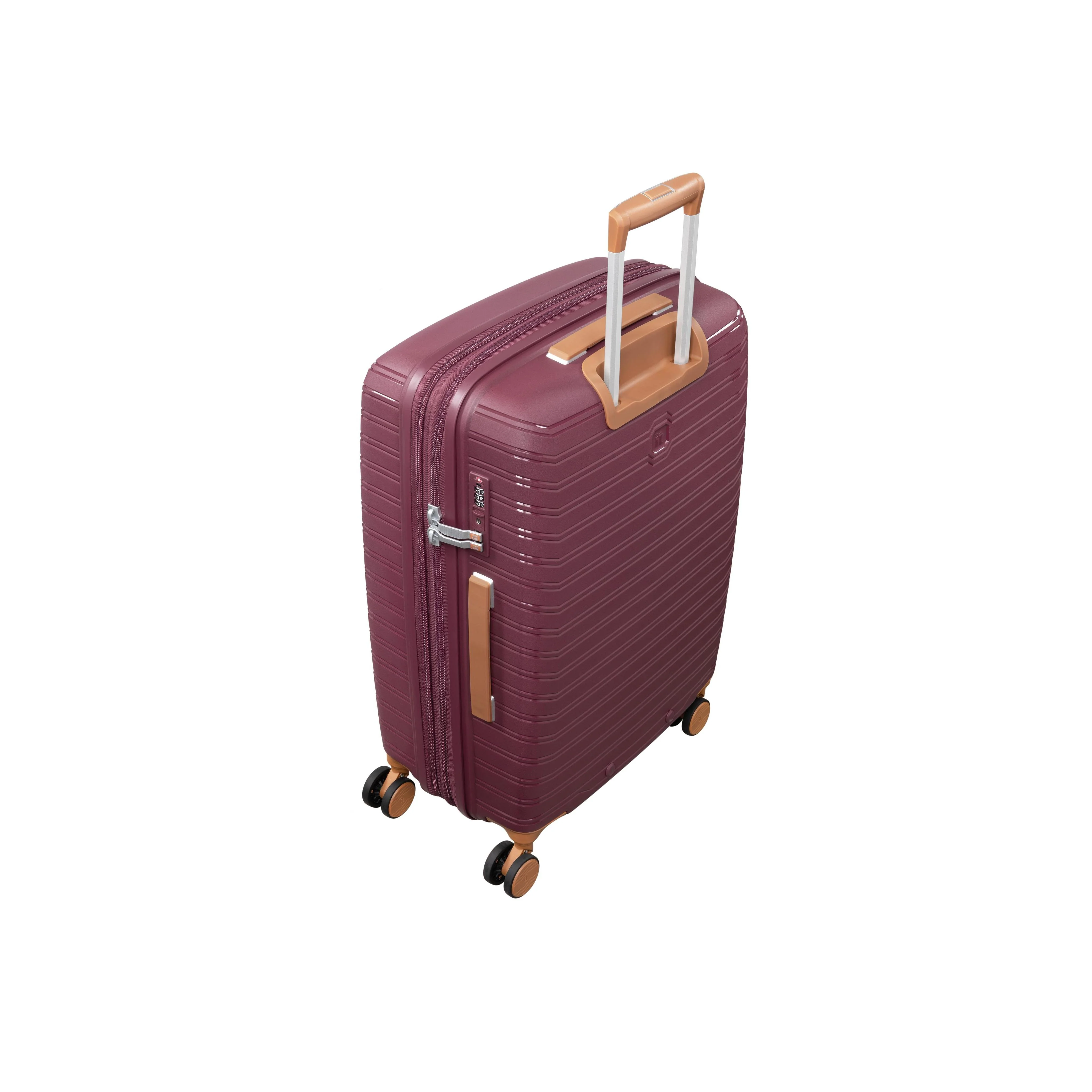 Continuous 4 Piece Hardside Expandable 8 Wheel Spinner Luggage Set (French Port) - Image 12