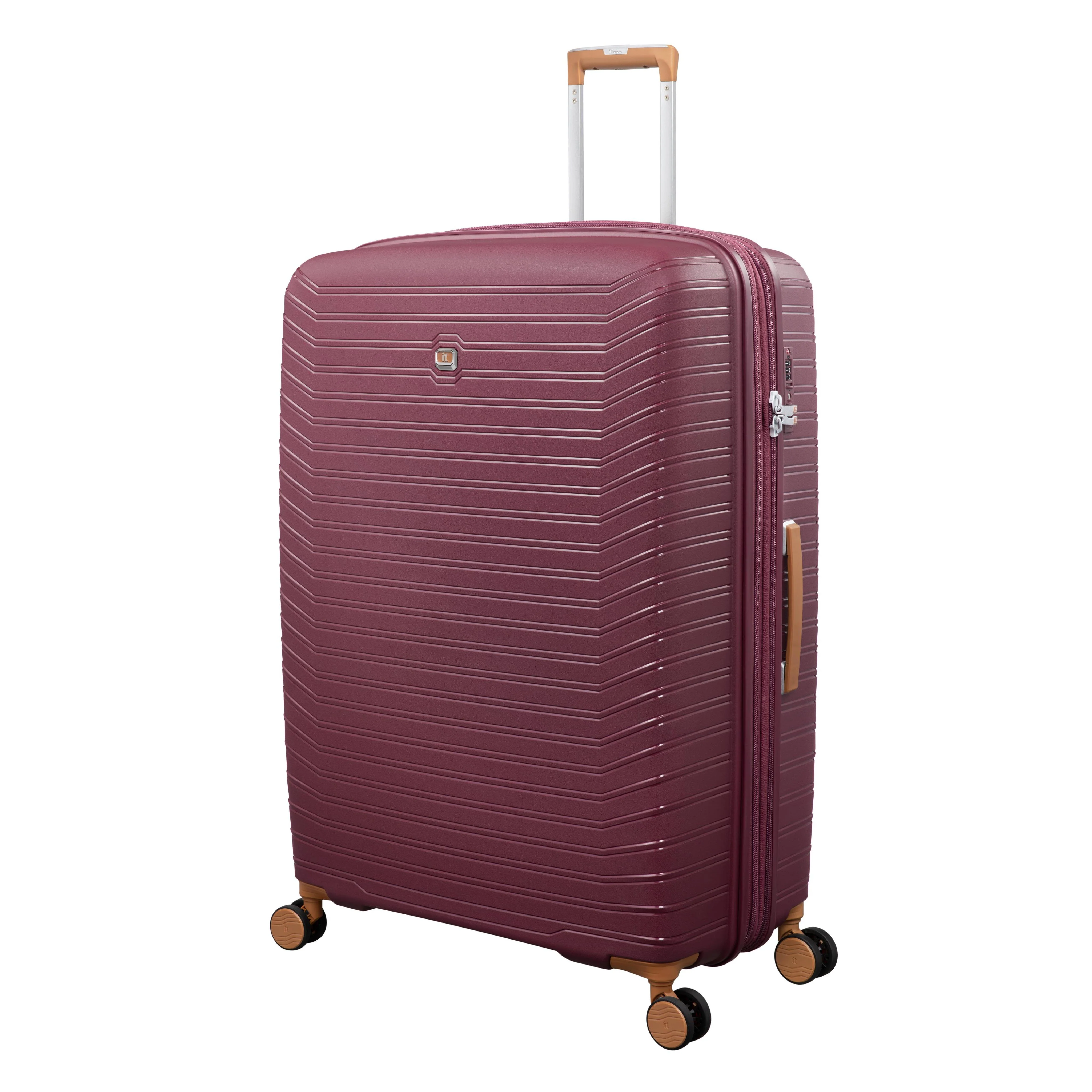 Continuous 4 Piece Hardside Expandable 8 Wheel Spinner Luggage Set (French Port) - Image 4