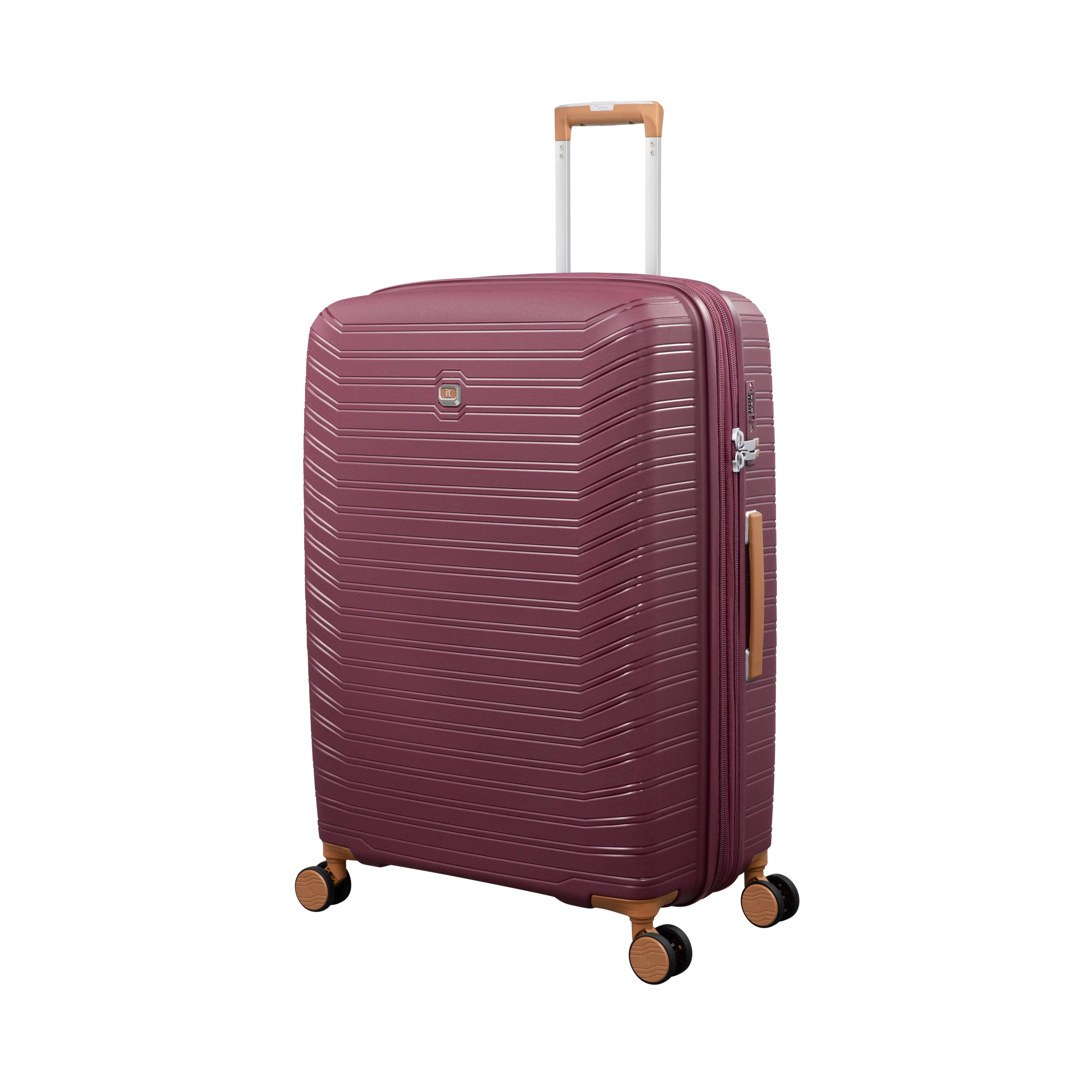 Continuous 4 Piece Hardside Expandable 8 Wheel Spinner Luggage Set (French Port) - Image 5