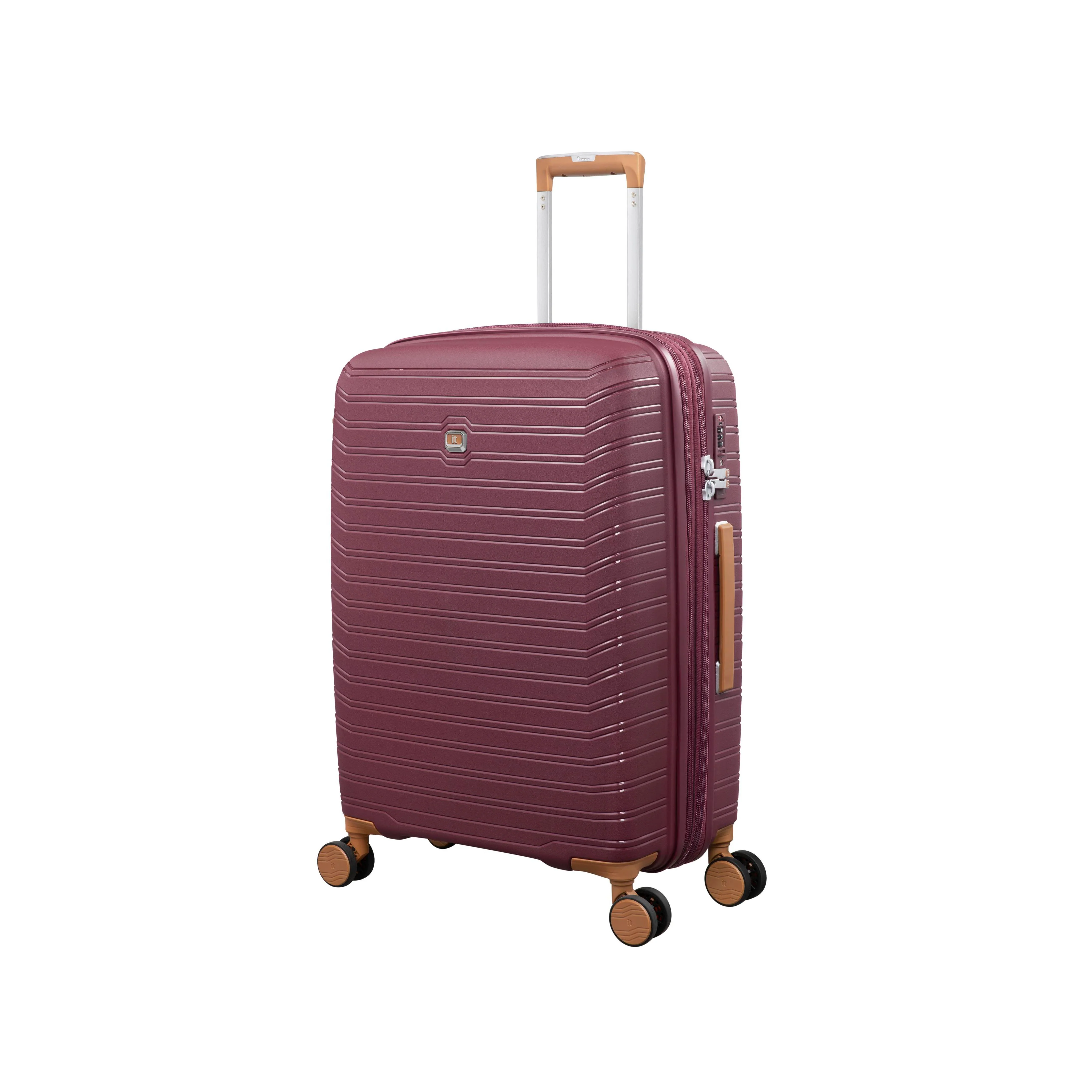 Continuous 4 Piece Hardside Expandable 8 Wheel Spinner Luggage Set (French Port) - Image 6