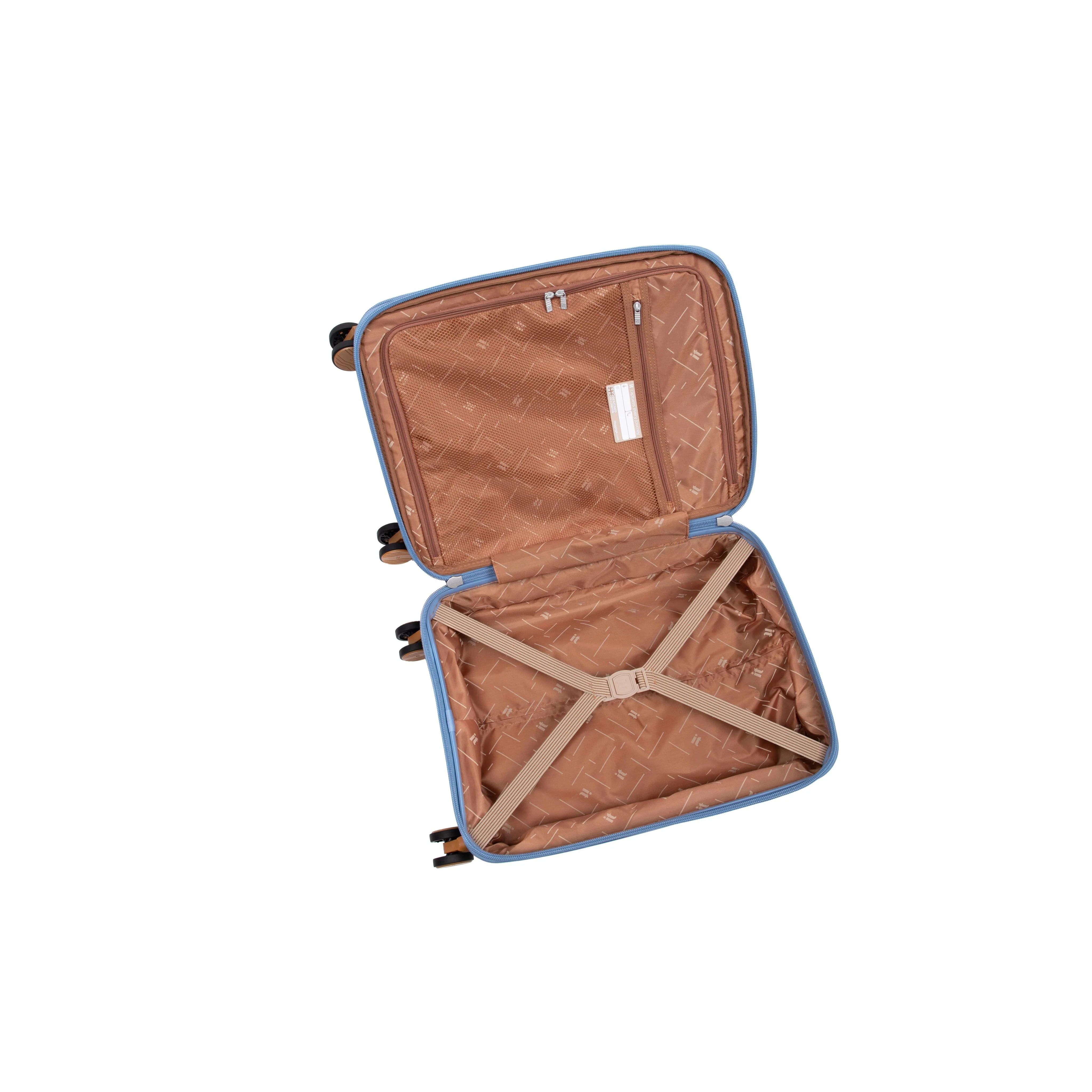 Continuous 4 Piece Hardside Expandable 8 Wheel Spinner Luggage Set (Quiet Harbour) - Image 16