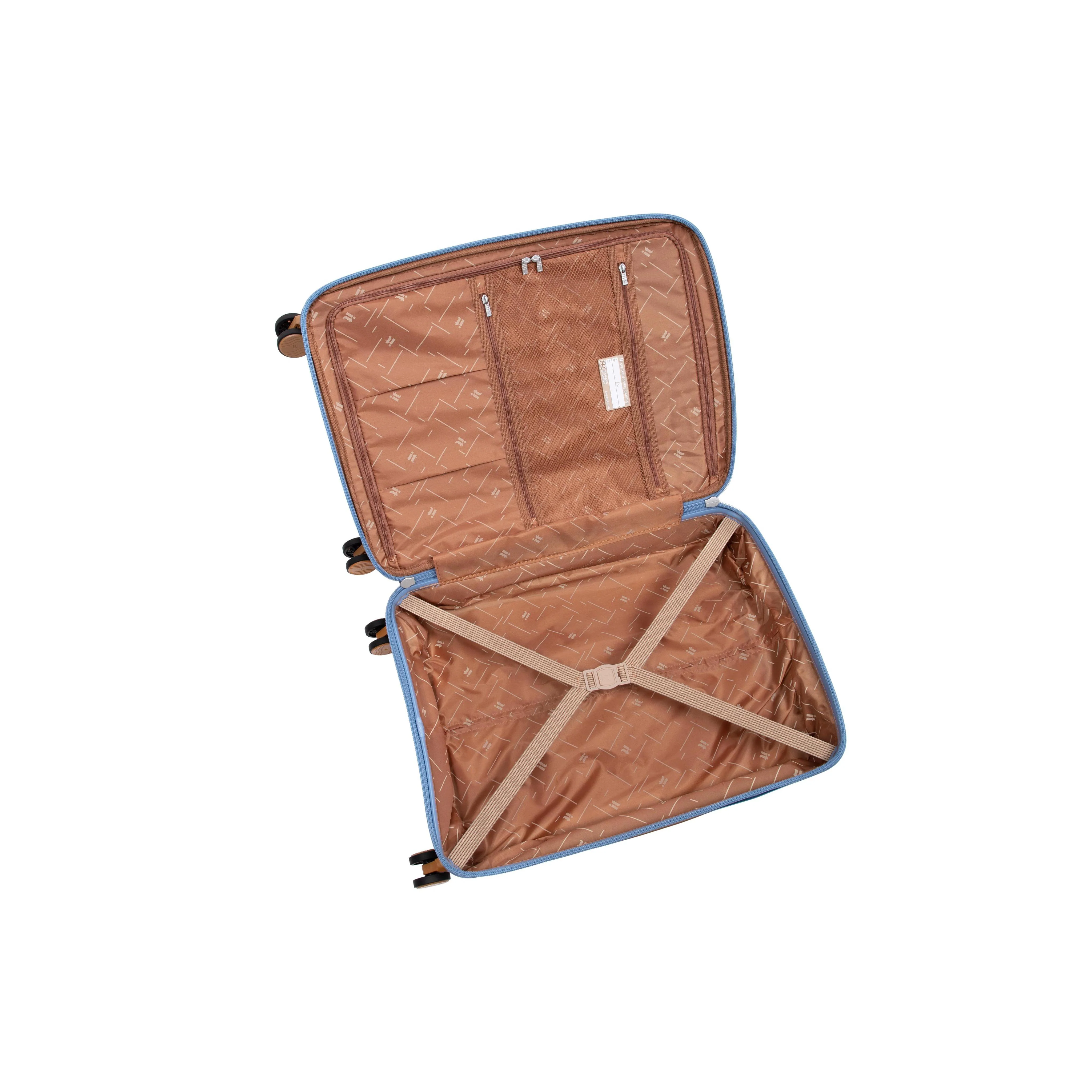 Continuous 4 Piece Hardside Expandable 8 Wheel Spinner Luggage Set (Quiet Harbour) - Image 17