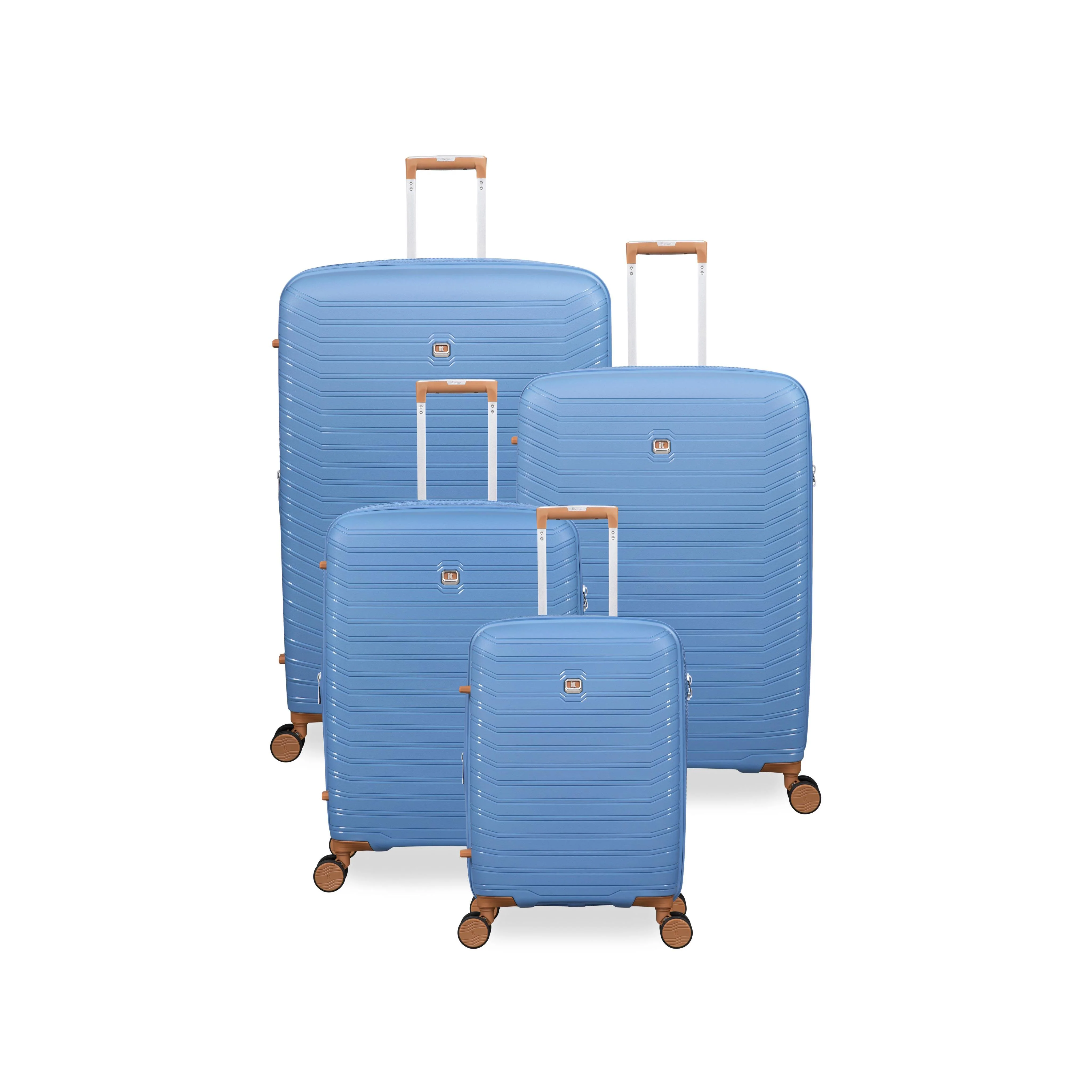 Continuous 4 Piece Hardside Expandable 8 Wheel Spinner Luggage Set (Quiet Harbour) - Image 3