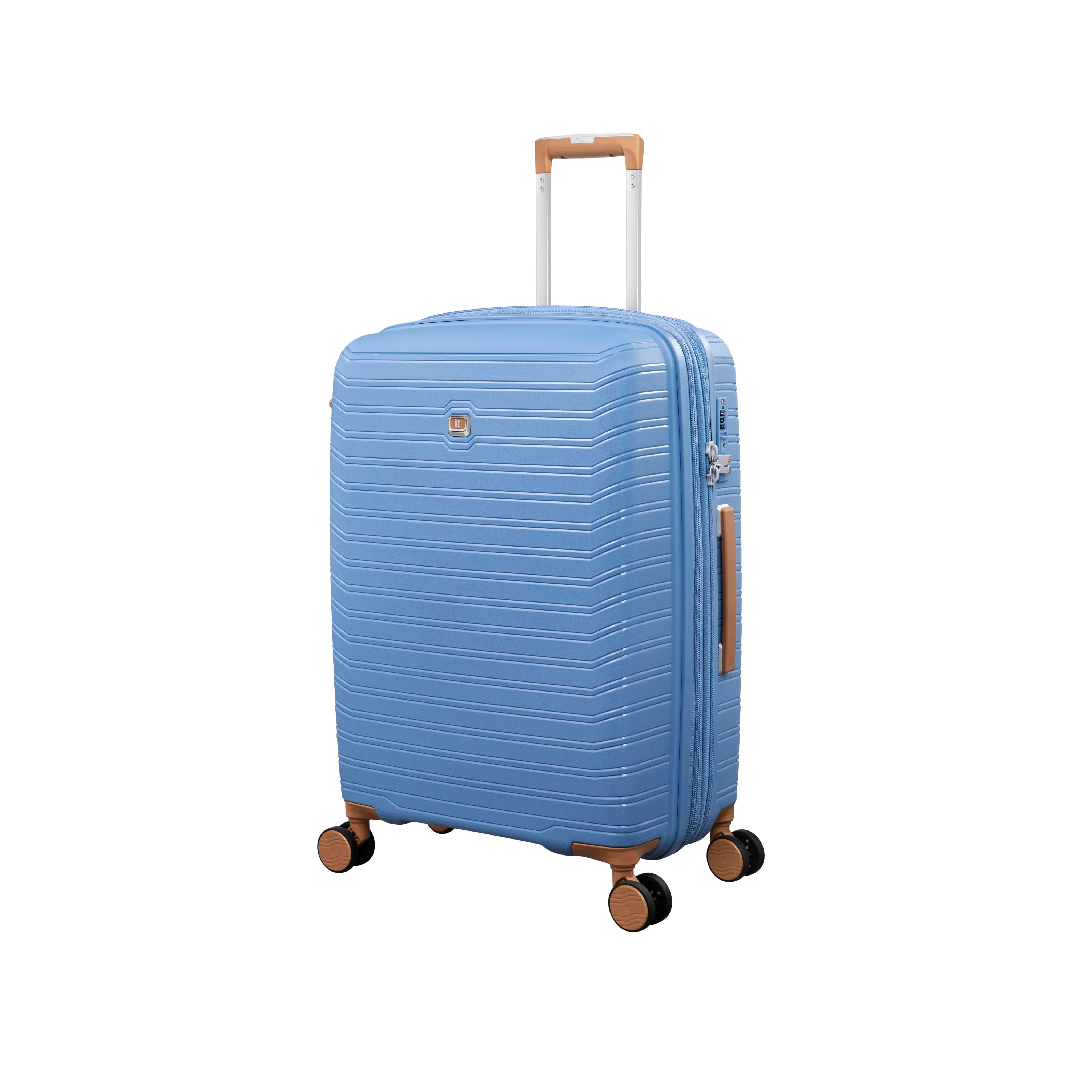 Continuous 4 Piece Hardside Expandable 8 Wheel Spinner Luggage Set (Quiet Harbour) - Image 6