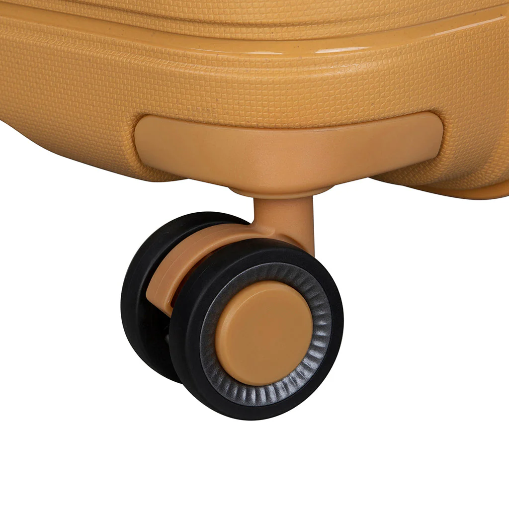 CLOSEOUT - ECO-Tough 26" Hardside Checked 8 Wheel Expandable Spinner (Honey Gold) - Image 5