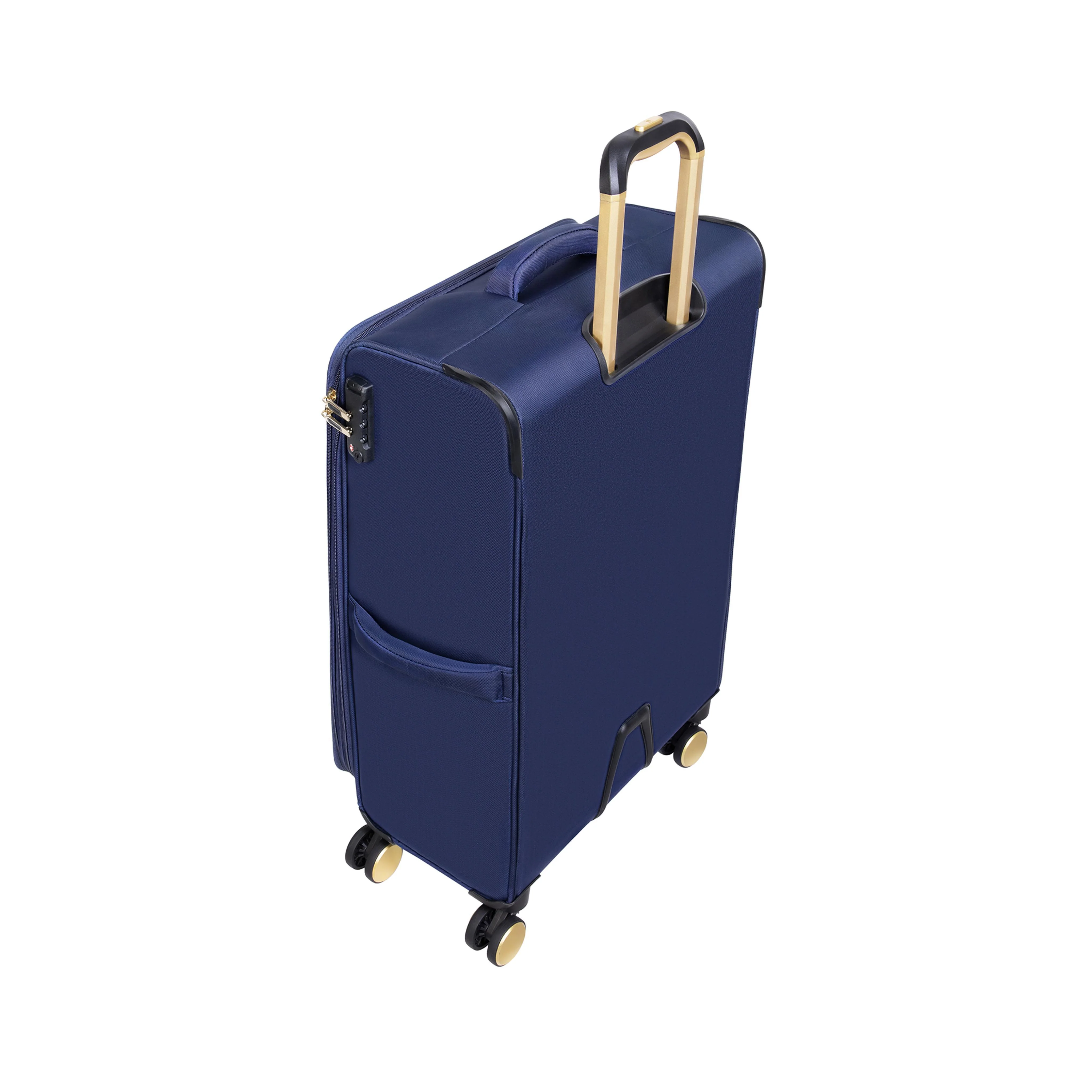 Glimmering 28" Softside Checked 8 Wheel Spinner (Ocean Cavern) - Image 3