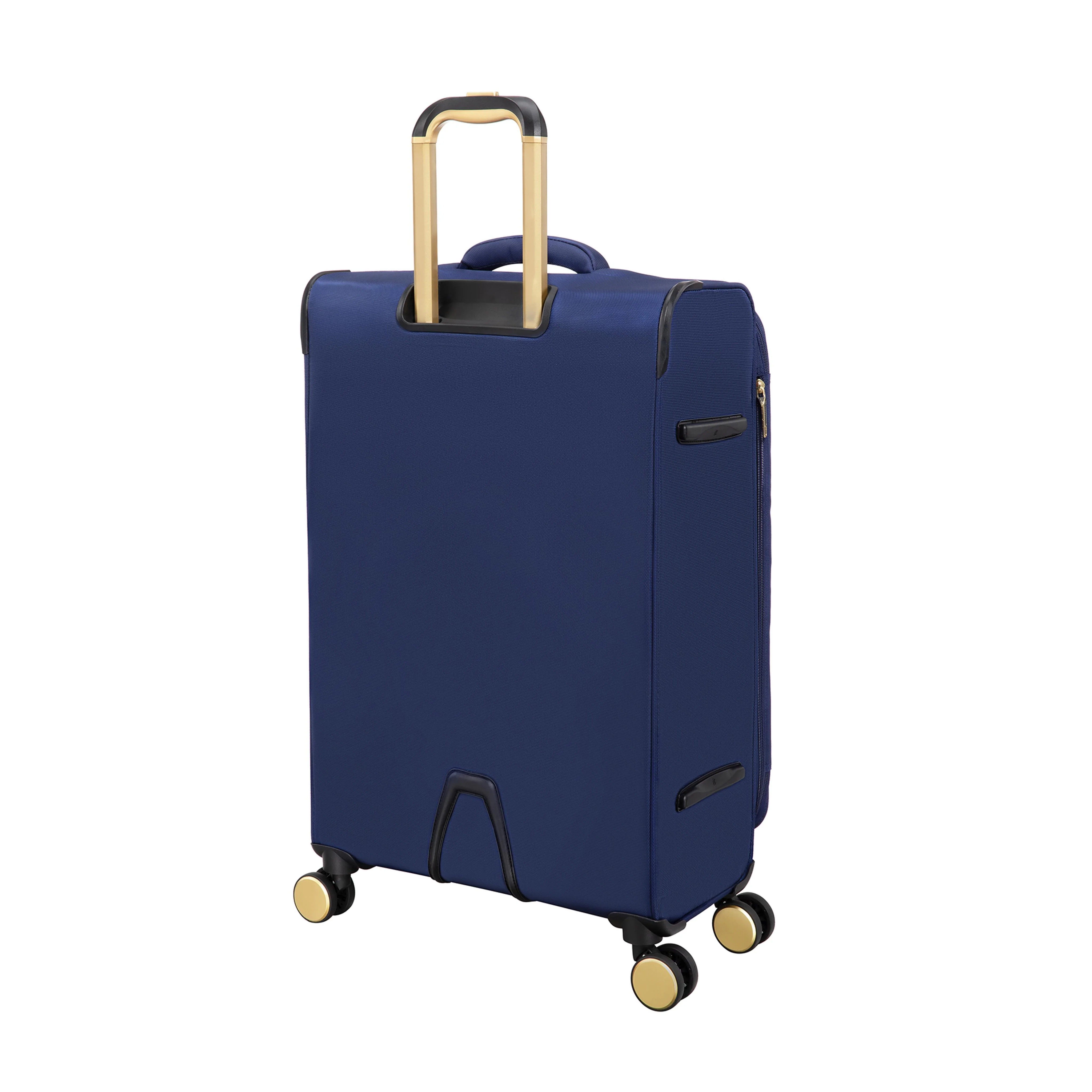 Glimmering 28" Softside Checked 8 Wheel Spinner (Ocean Cavern) - Image 4