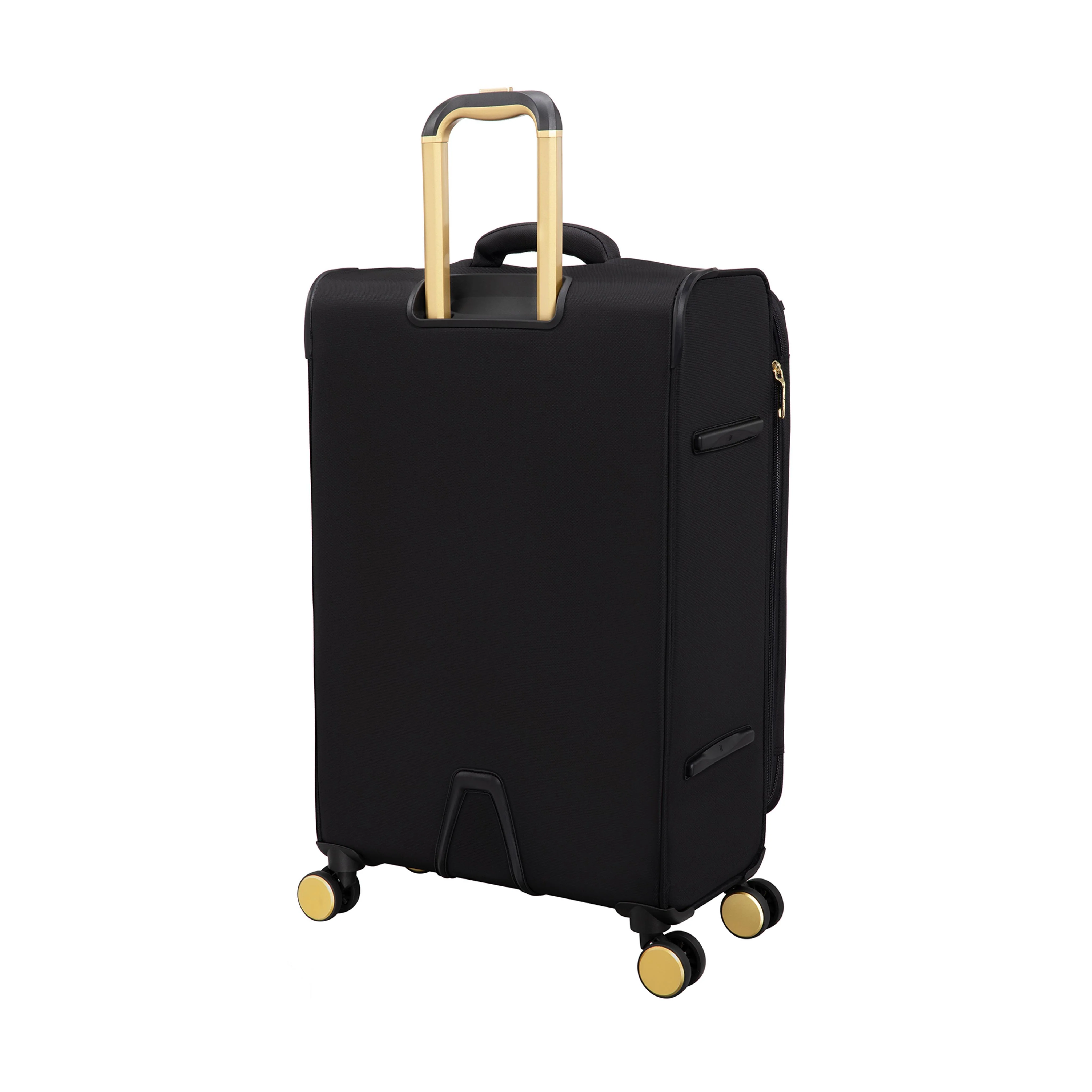 Glimmering 28" Softside Checked 8 Wheel Spinner (Black) - Image 4