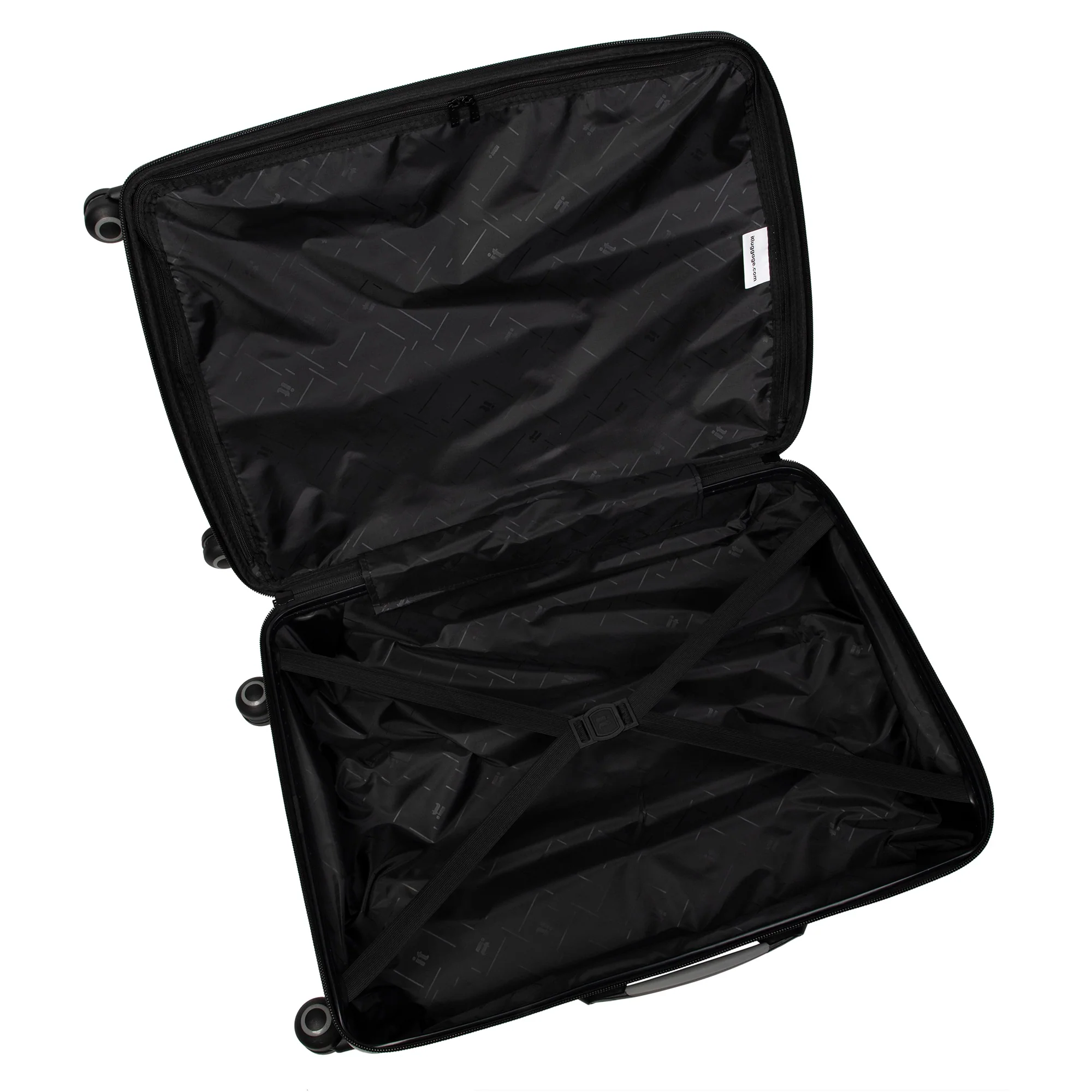 CLOSEOUT - Helixian 27" Hardside Checked 8 Wheel Expandable Spinner (Charcoal) - Image 5