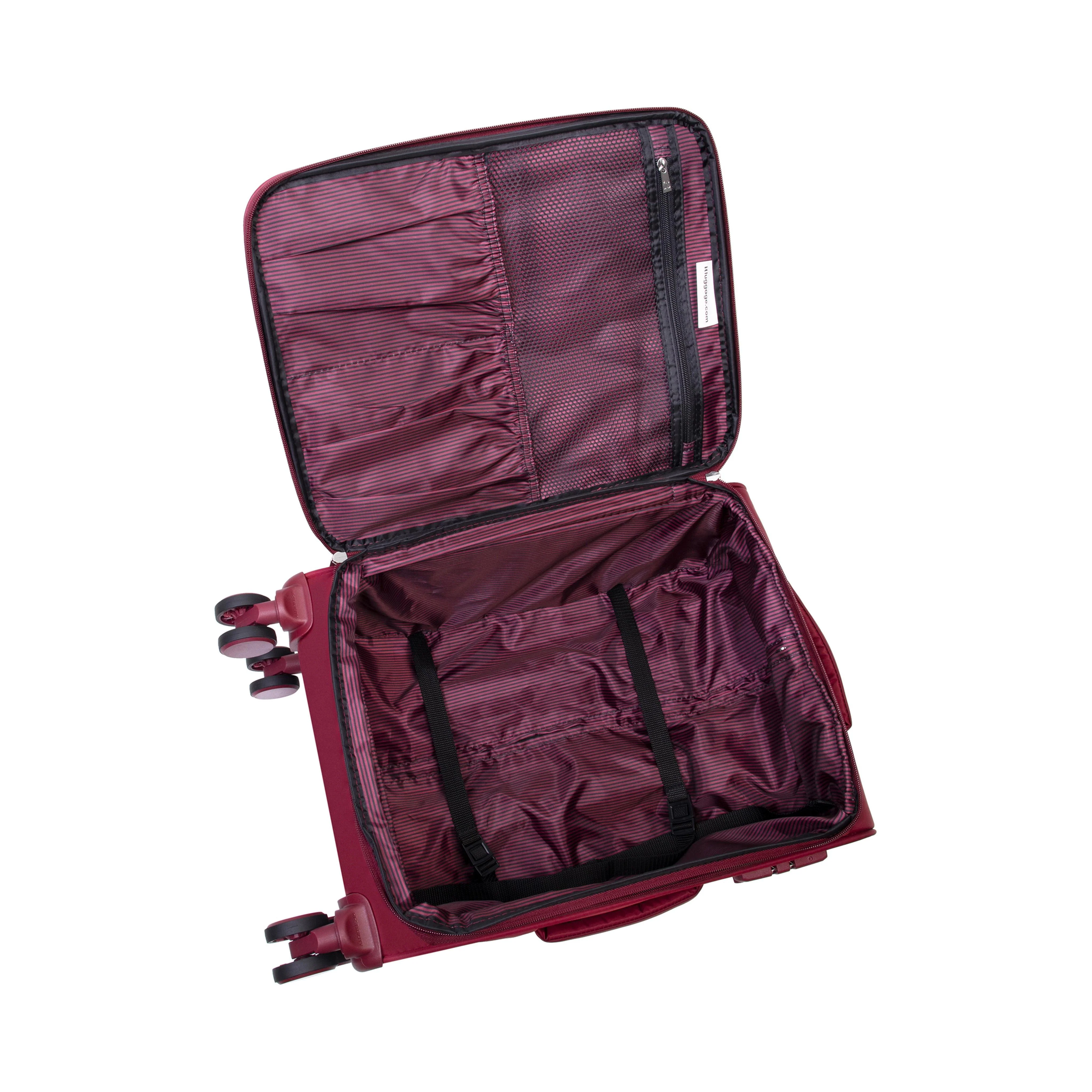 Lustrous Luxe 22" Softside Carry-On 8 Wheel Spinner (French Port) - Image 7