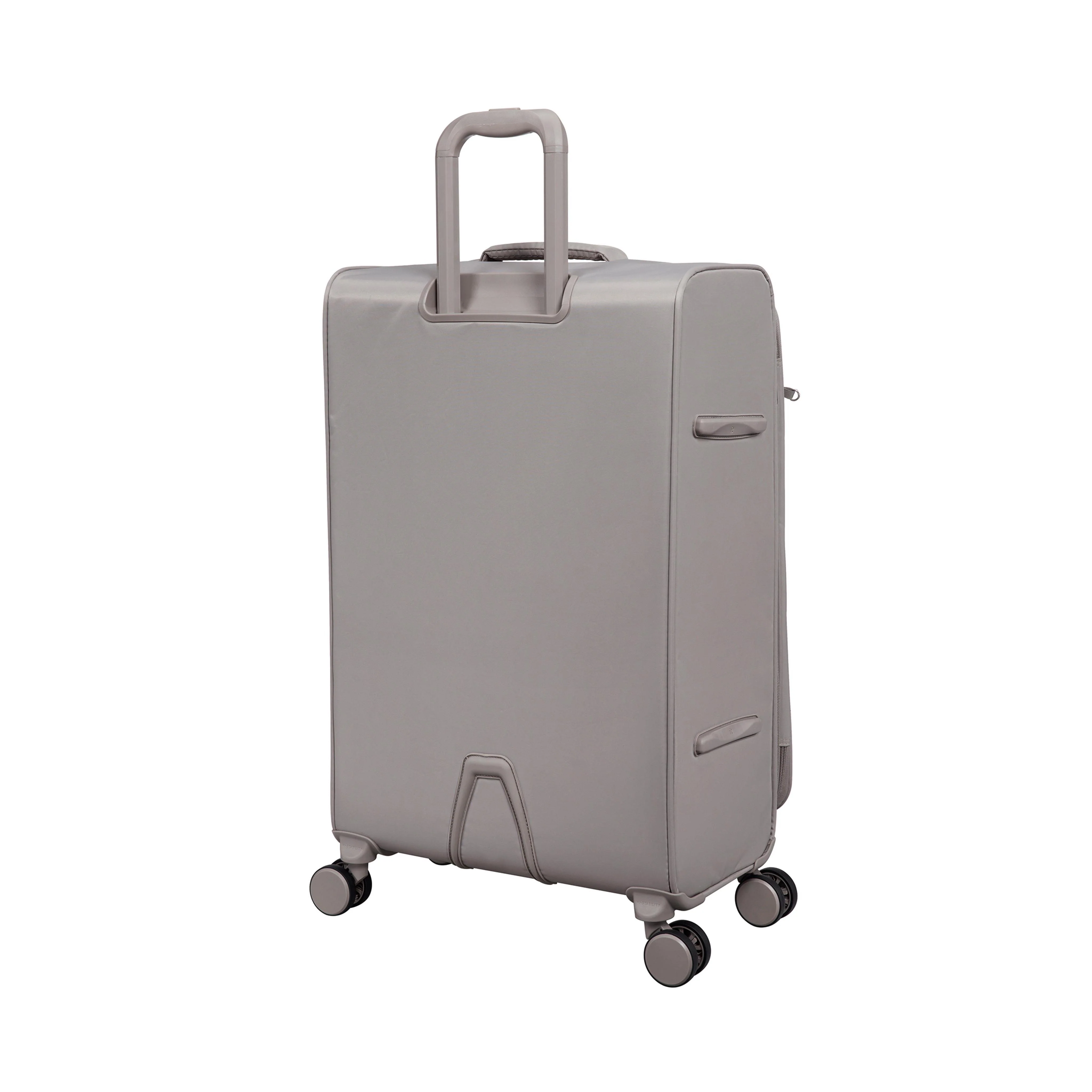 Lustrous Luxe 28" Softside Checked 8 Wheel Spinner (Moon Rock) - Image 4