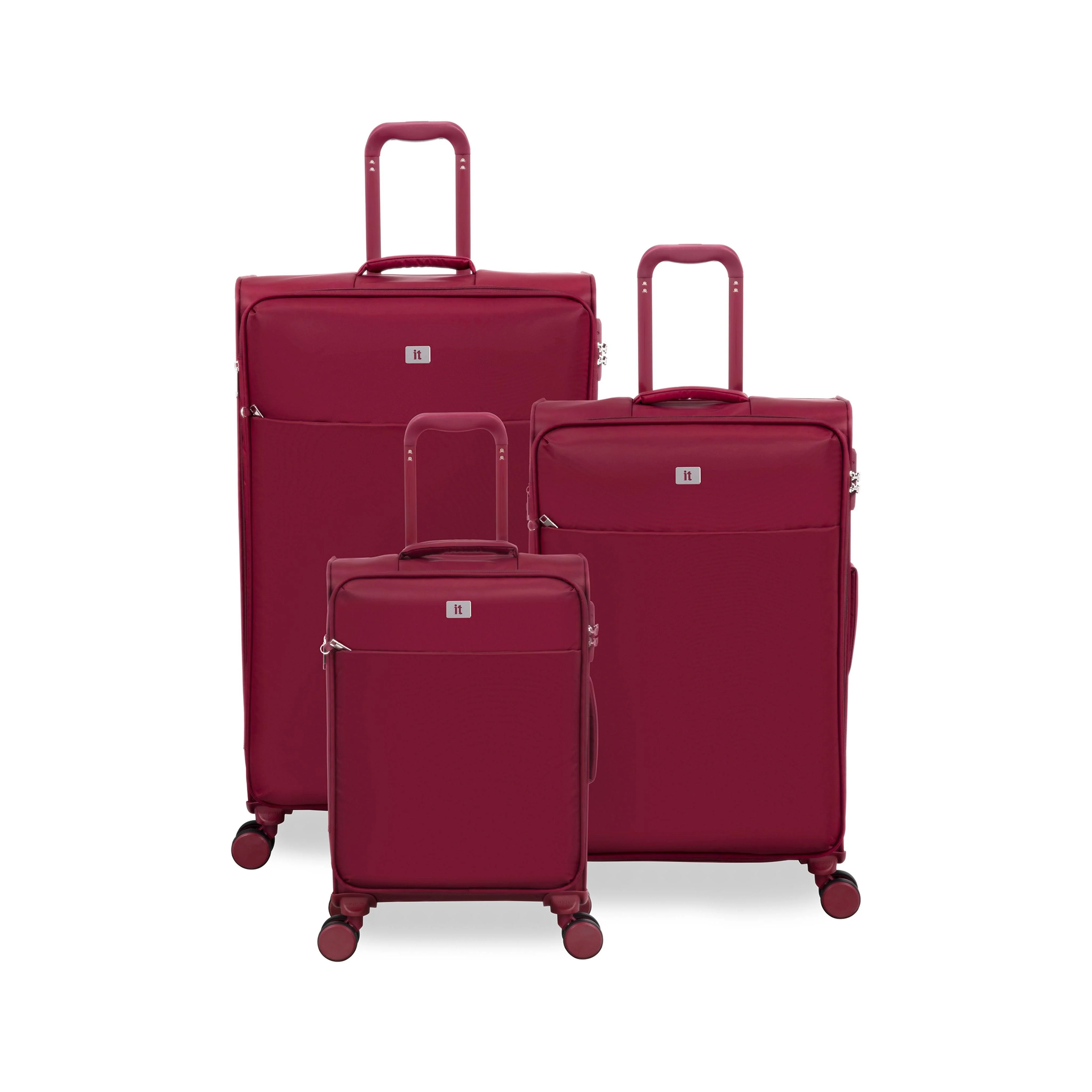 Lustrous Luxe 3 Piece Softside 8 Wheel Spinner Set (French Port) - Image 15