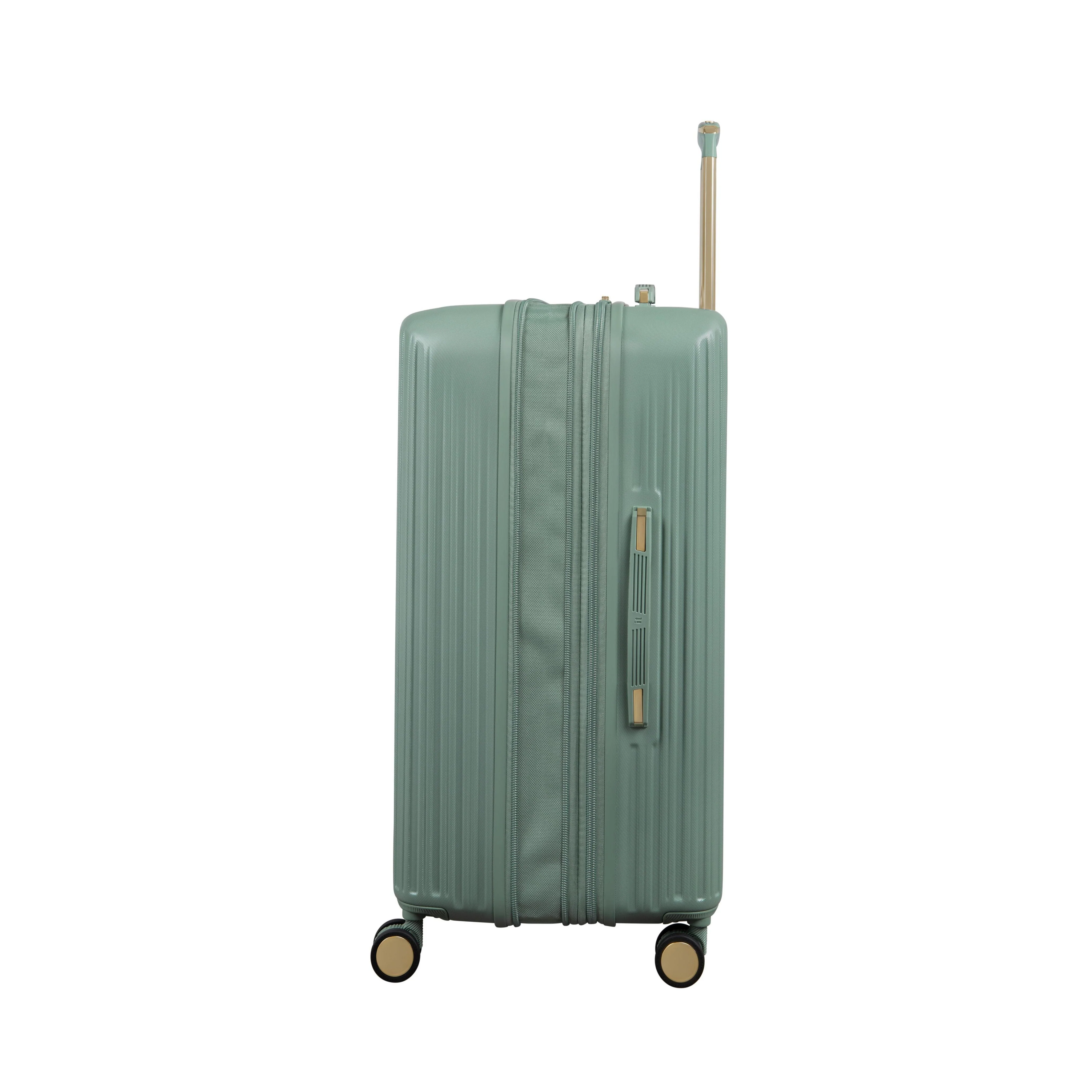 Luxuriant 21" Hardside Carry-On 8 Wheel Expandable Spinner (Iceberg Green) - Image 4