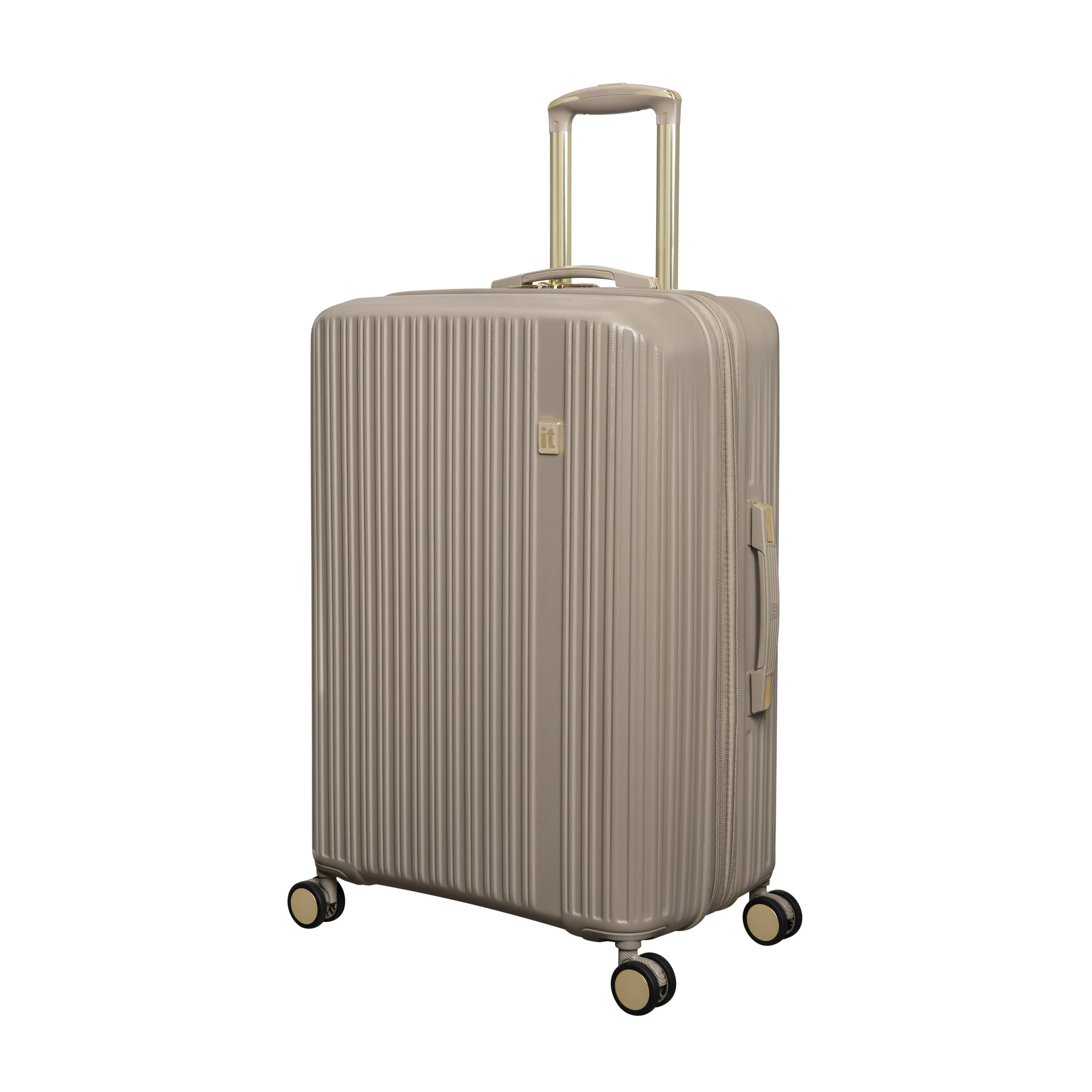 Luxuriant 3 Piece Hardside 8 Wheel Expandable Spinner Set (Vintage Grey) - Image 3