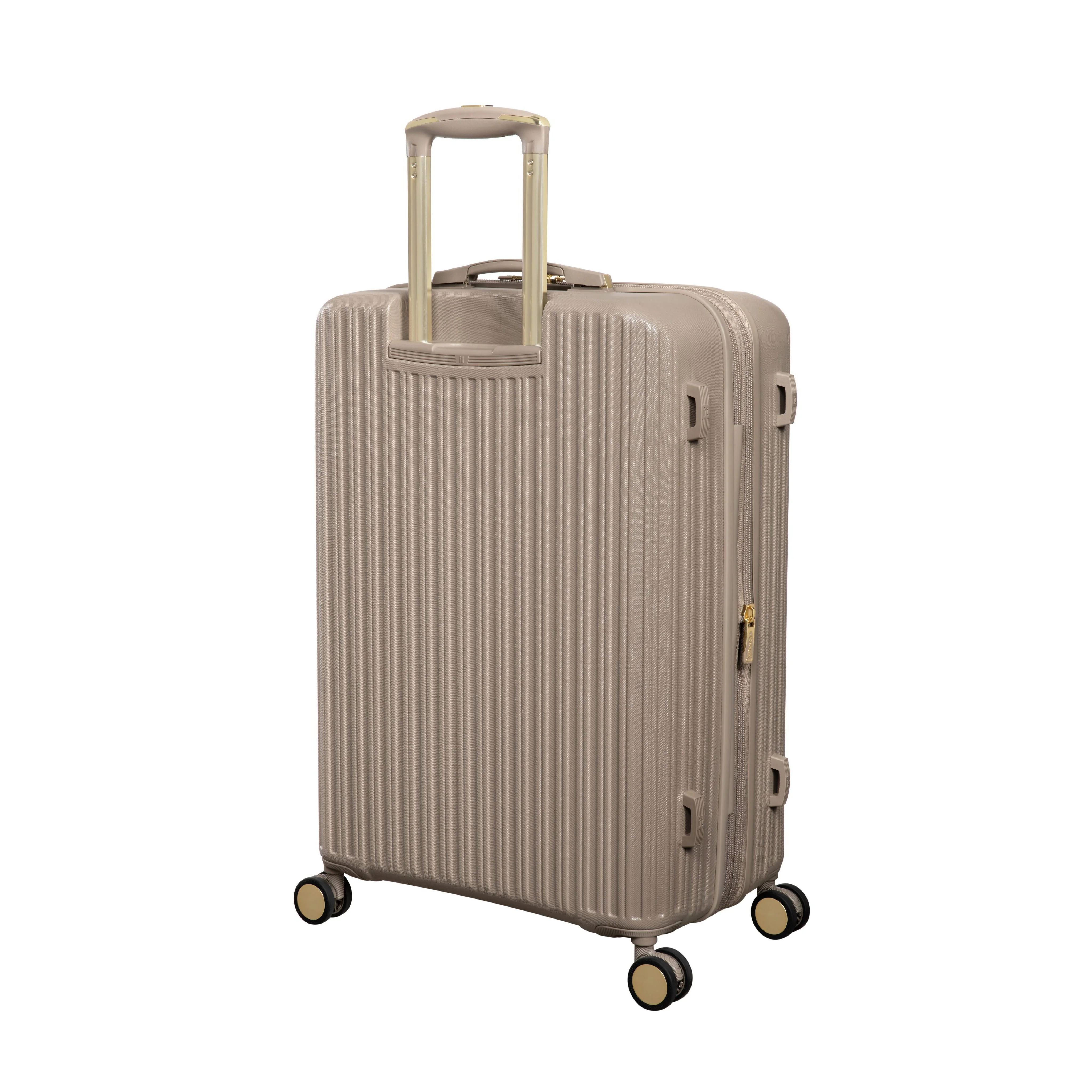 Luxuriant 3 Piece Hardside 8 Wheel Expandable Spinner Set (Vintage Grey) - Image 6