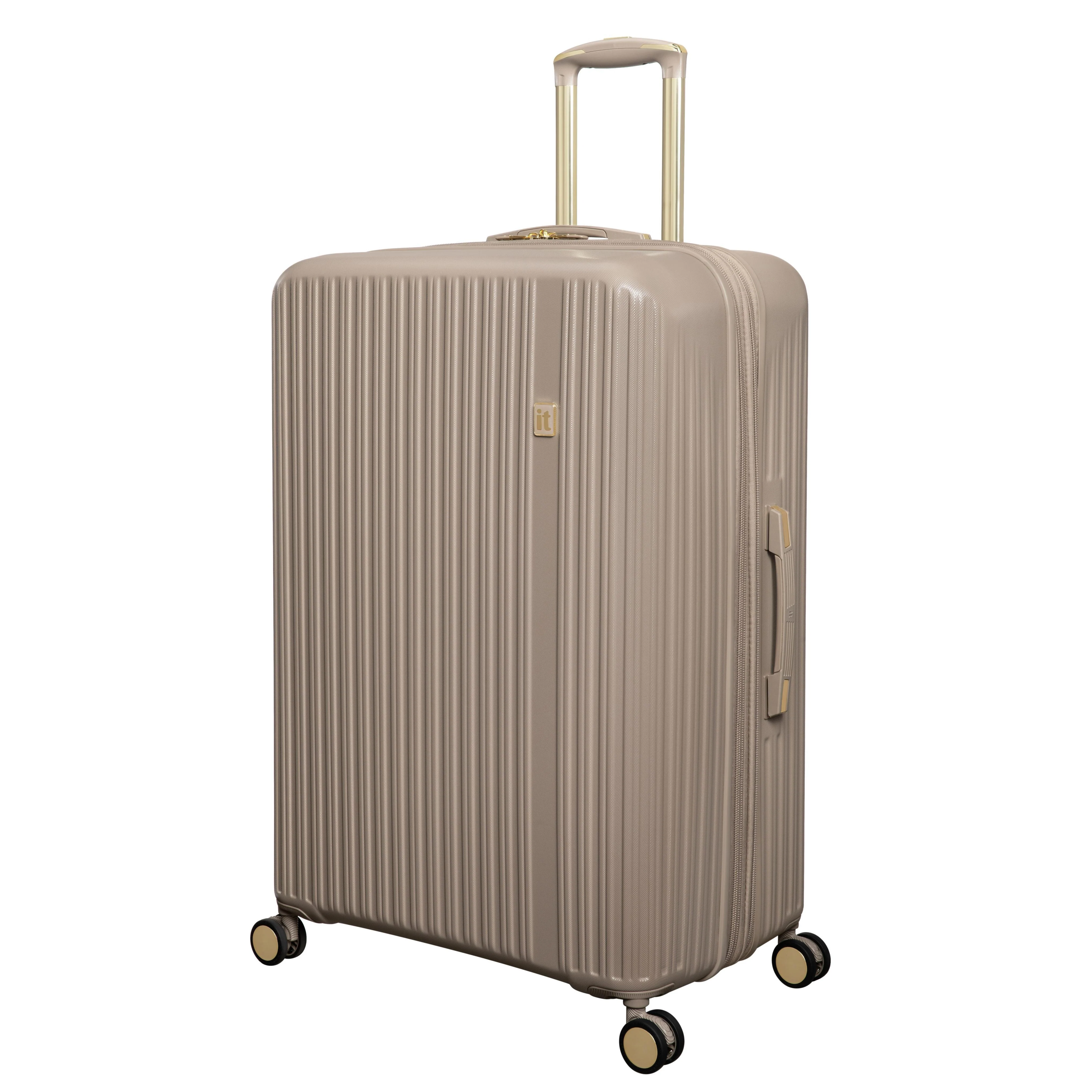 Luxuriant 3 Piece Hardside 8 Wheel Expandable Spinner Set (Vintage Grey) - Image 4
