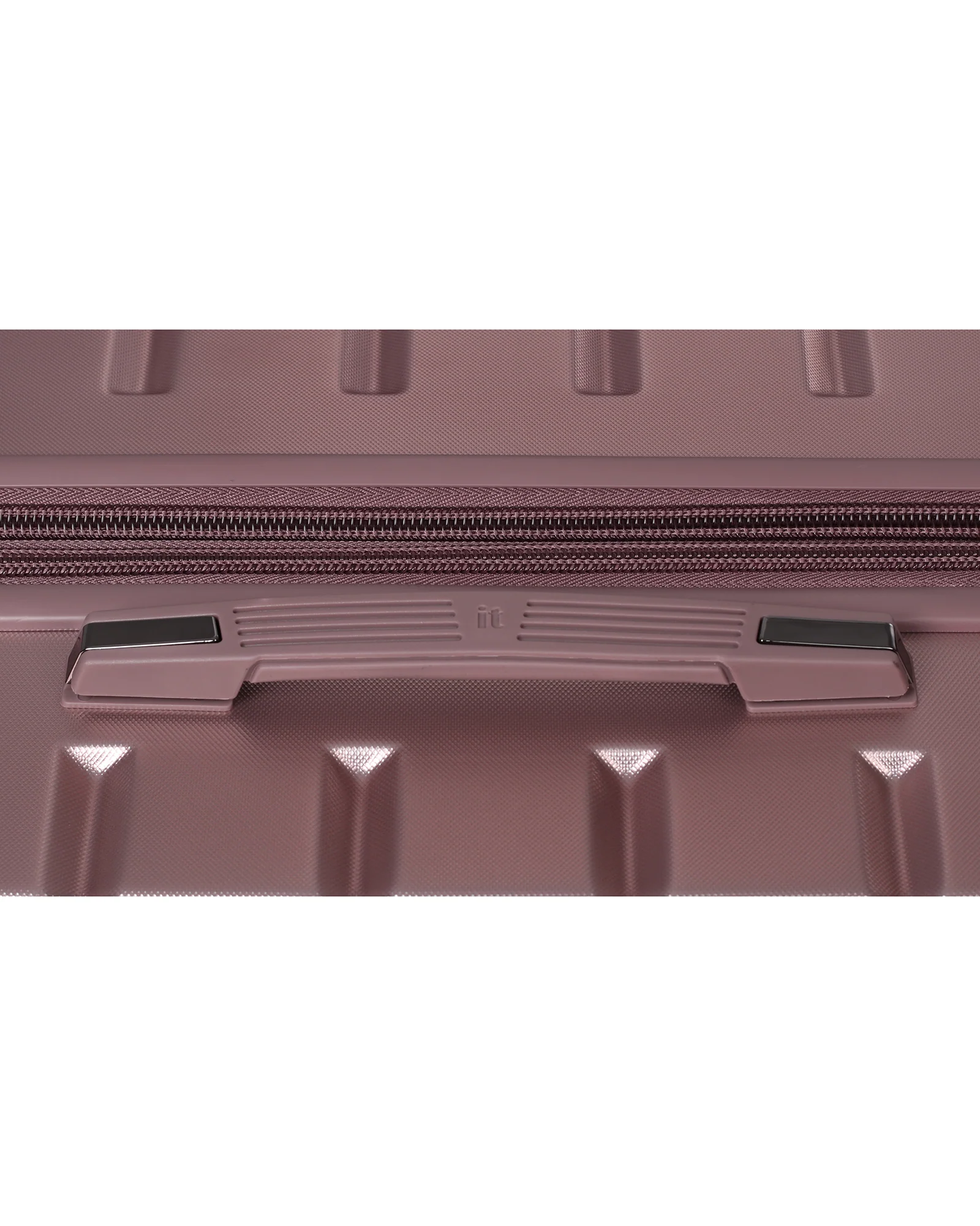 CLOSEOUT - Prosperous Metallic 28" Hardside Checked 8 Wheel Expandable Spinner (Metallic Pink) - Image 7