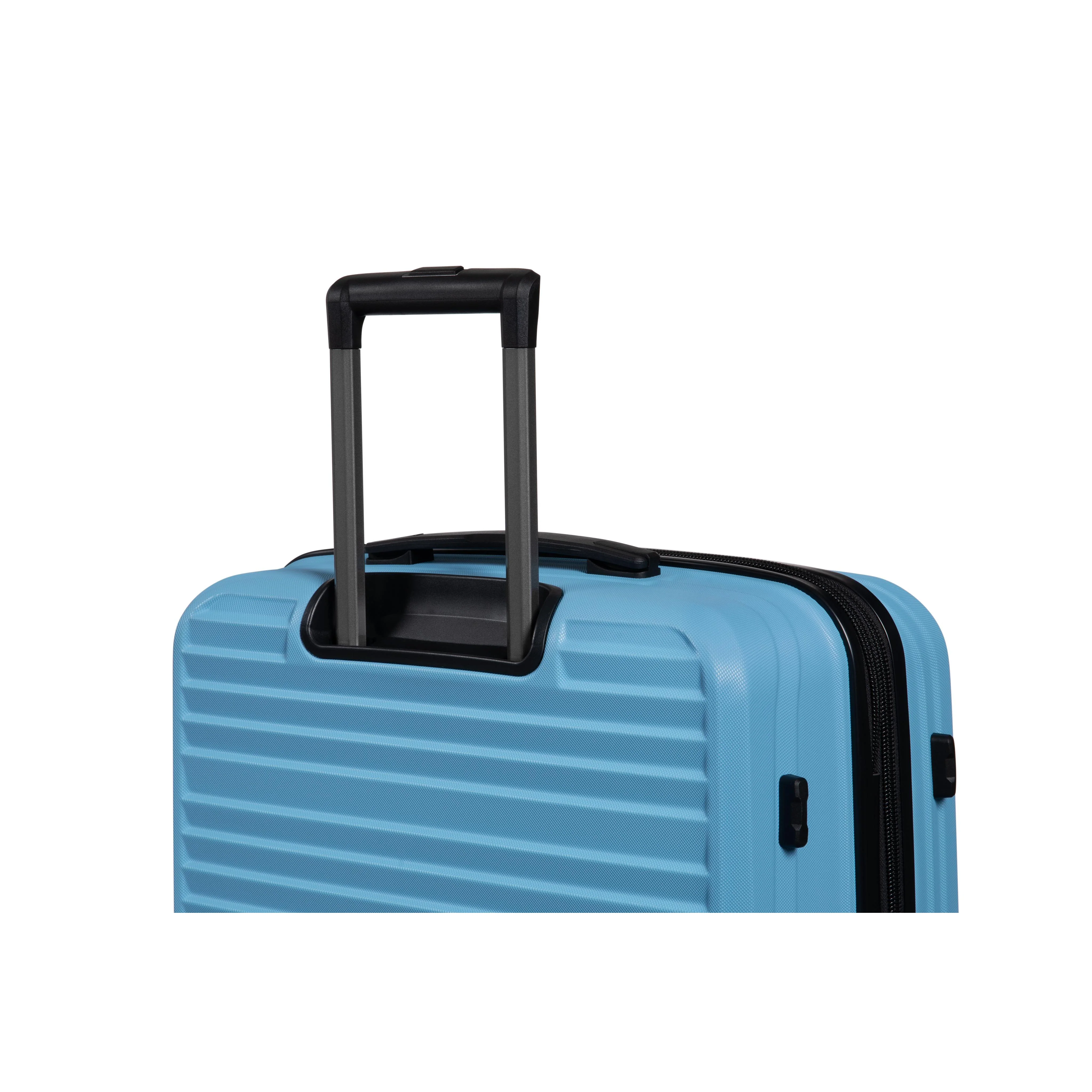 Sensational 2 Piece Hardside 8 Wheel Expandable Spinner Set (Air Blue) - Image 6